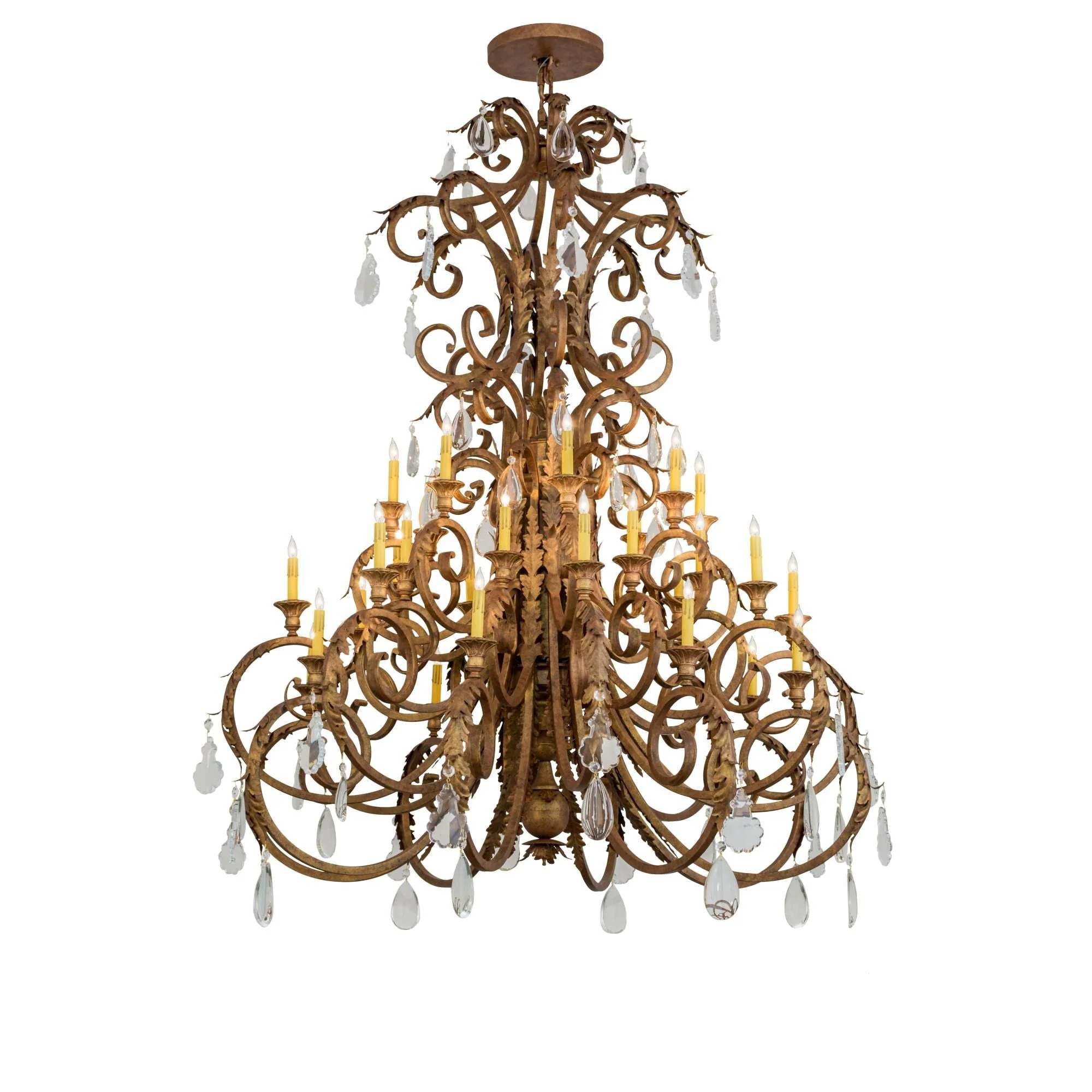 Meyda Lighting 60 Inch 32 Light Semi Flush Mount Cp250313 - Image 1