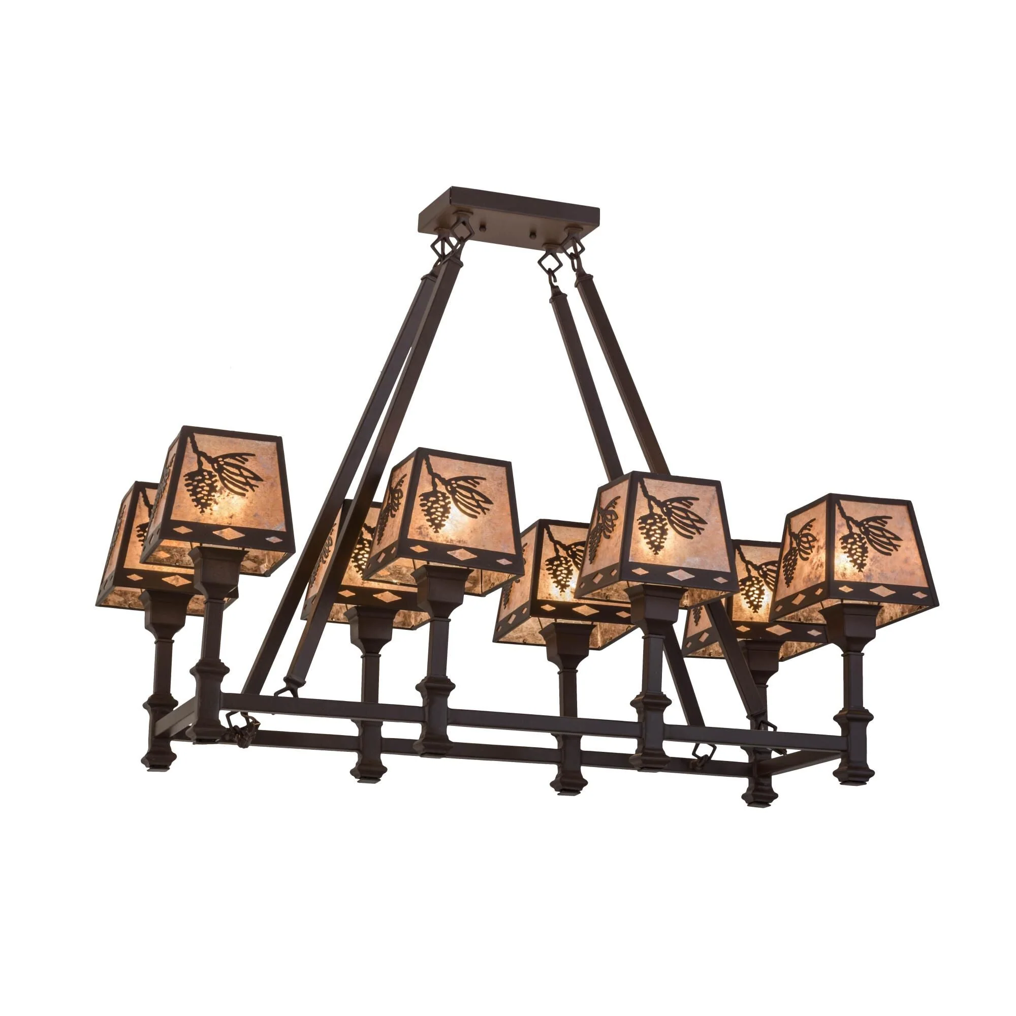 Meyda Lighting 38 Inch 8 Light Mini Chandelier Cp250383 - Image 1