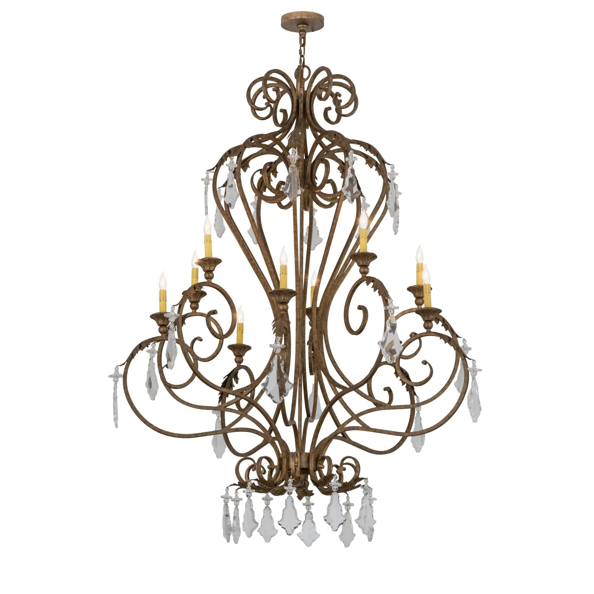 Meyda Lighting 49 Inch 10 Light Semi Flush Mount Cp250385 - Image 1