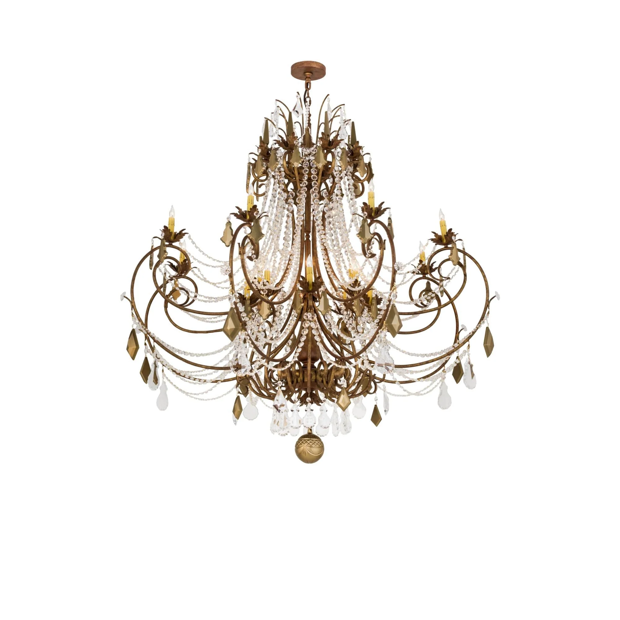 Meyda Lighting 64 Inch 16 Light Semi Flush Mount Cp250410 - Image 1