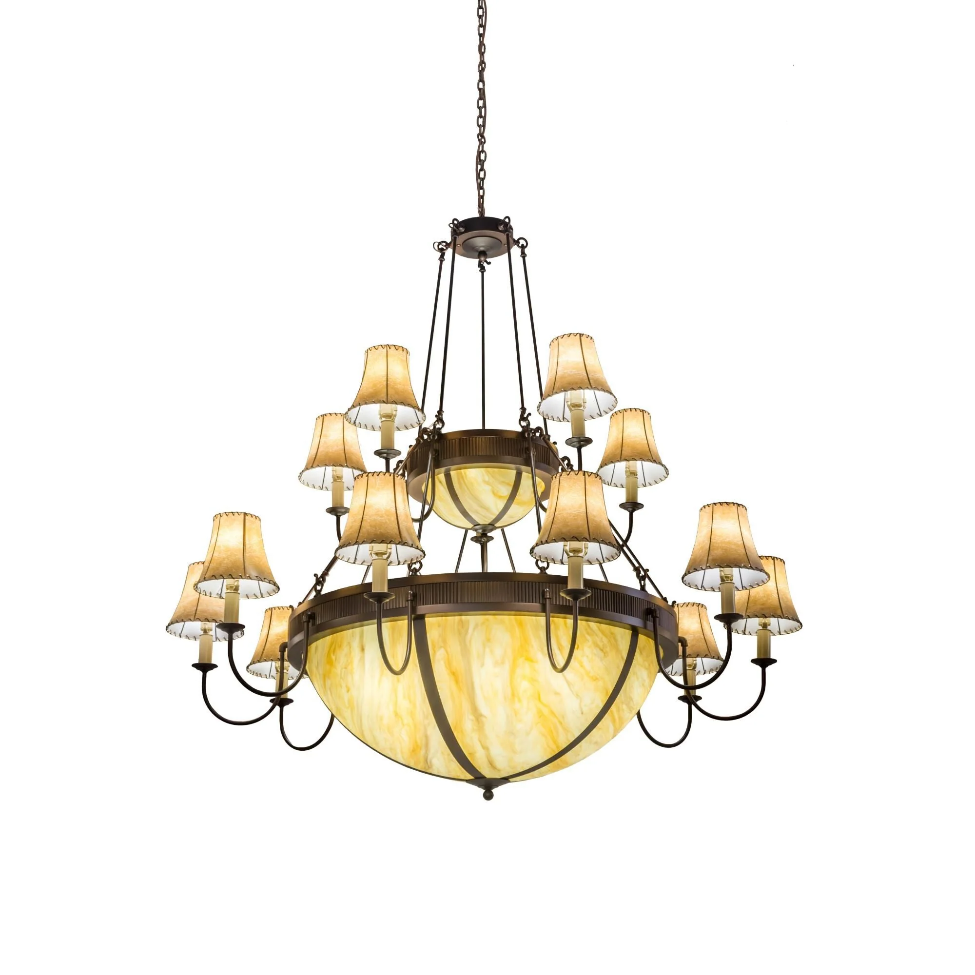 Meyda Lighting 74 Inch 24 Light Semi Flush Mount Cp250435 - Image 1