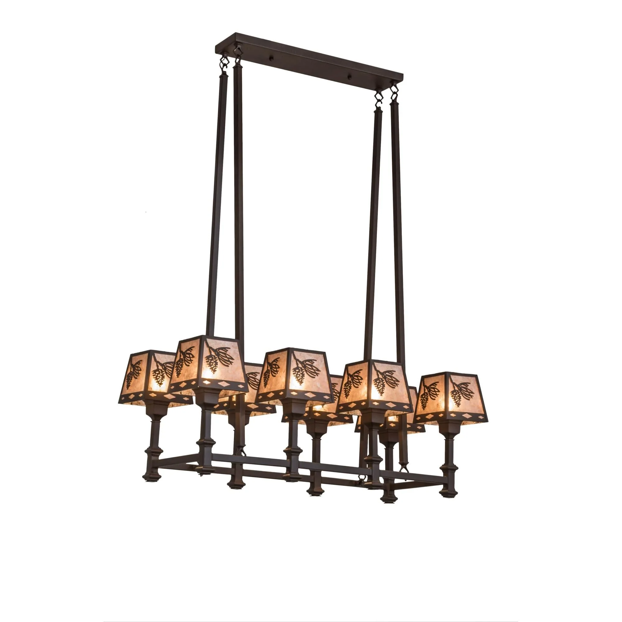 Meyda Lighting 38 Inch 8 Light Mini Chandelier Cp250445 - Image 1