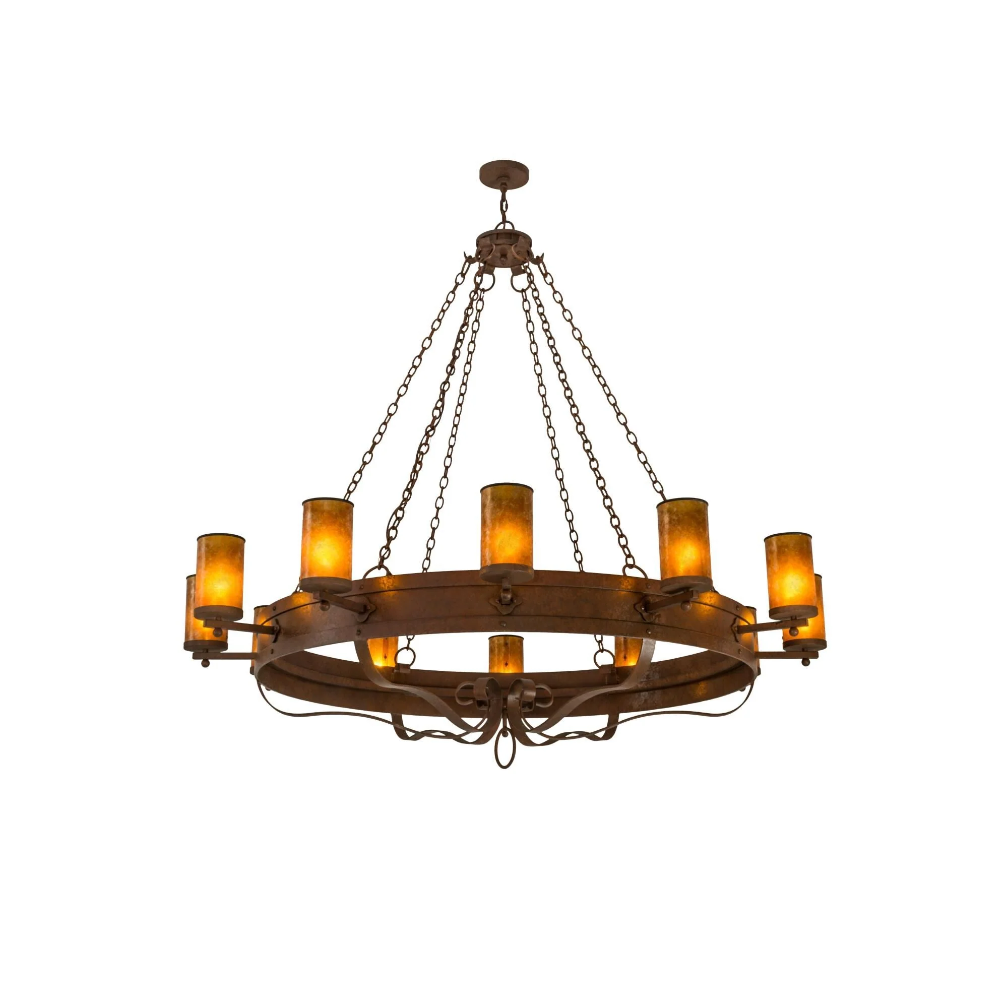 Meyda Lighting 72 Inch 12 Light Semi Flush Mount Cp250460 - Image 1