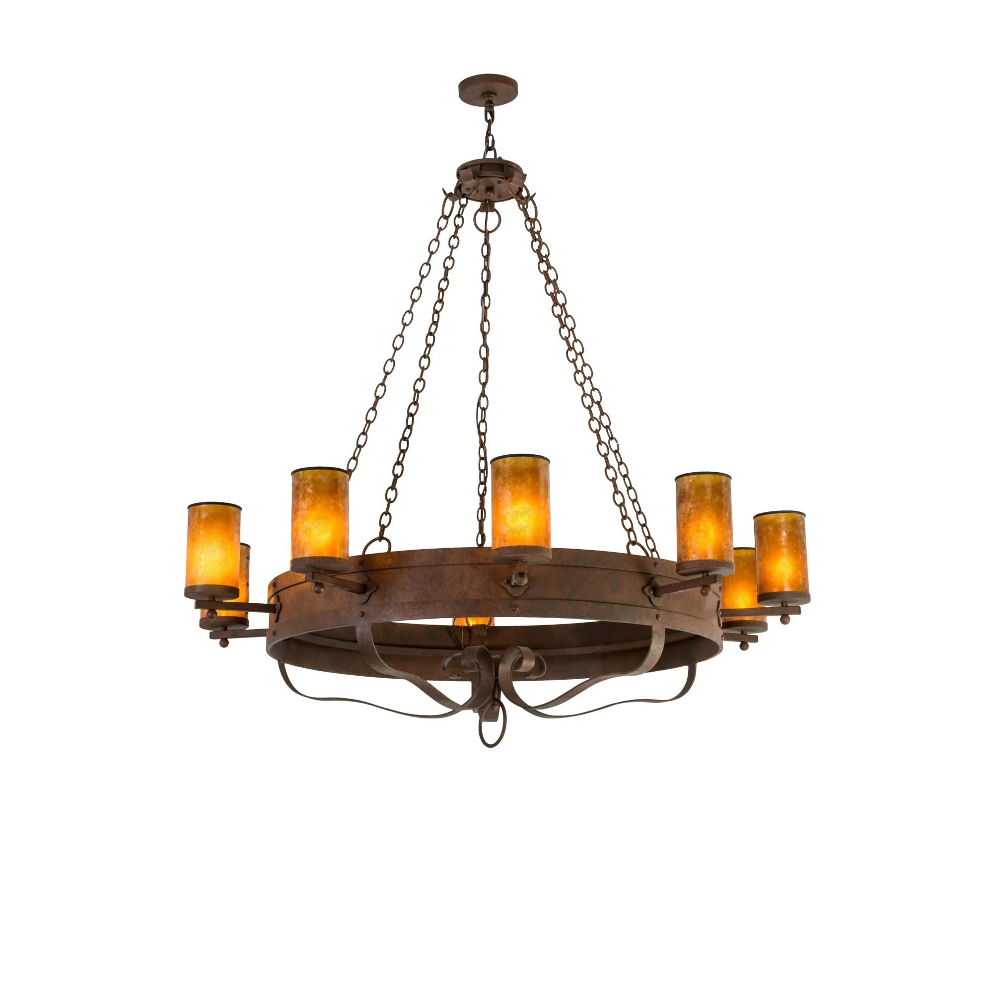 Meyda Lighting 60 Inch 10 Light Semi Flush Mount Cp250461 - Image 1