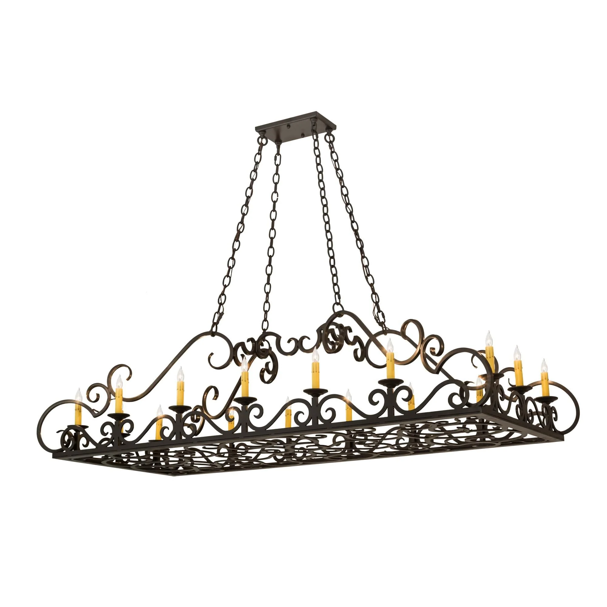 Meyda Lighting 66 Inch 16 Light Semi Flush Mount Cp250500 - Image 1