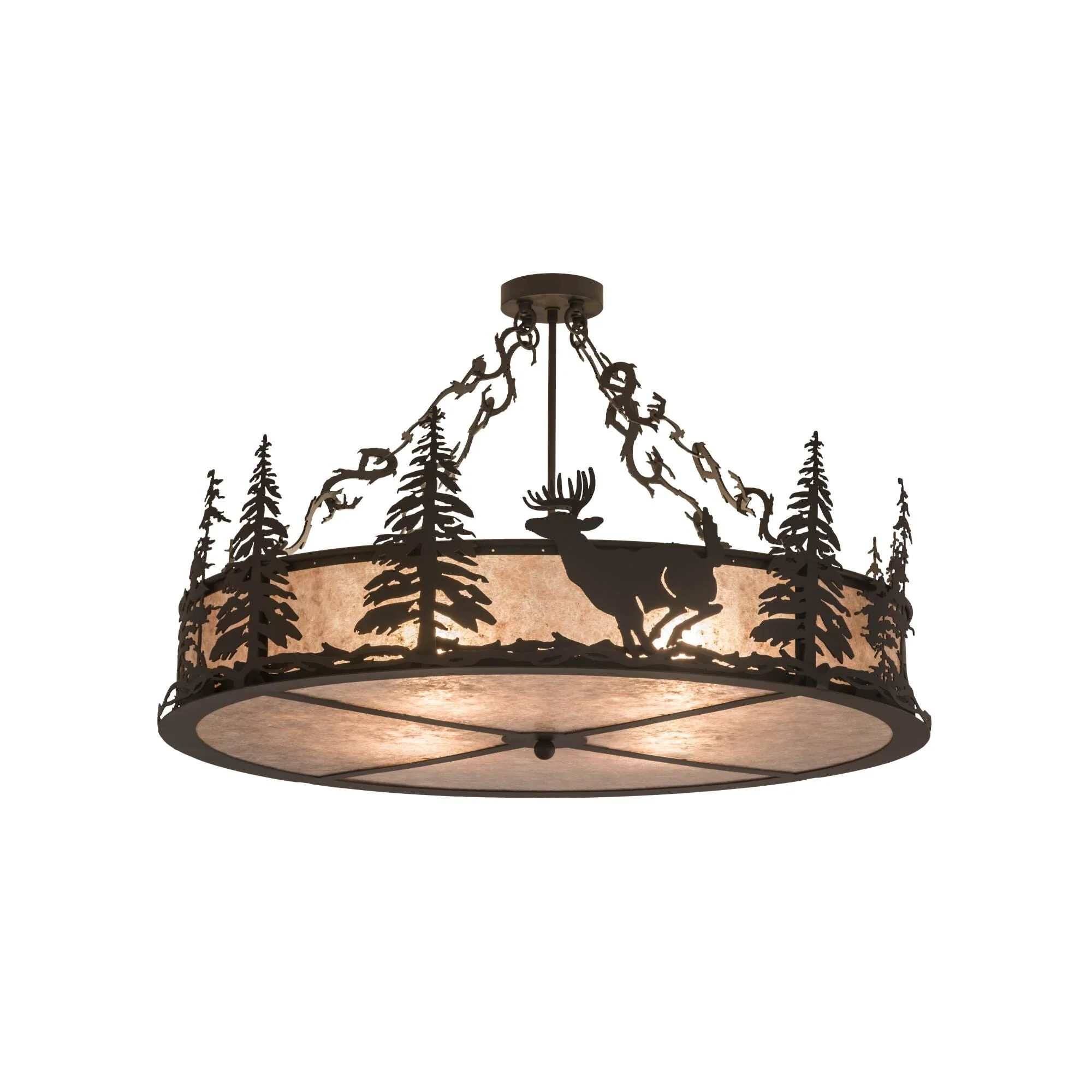 Meyda Lighting 36 Inch 4 Light Semi Flush Mount Cp250501 - Image 1