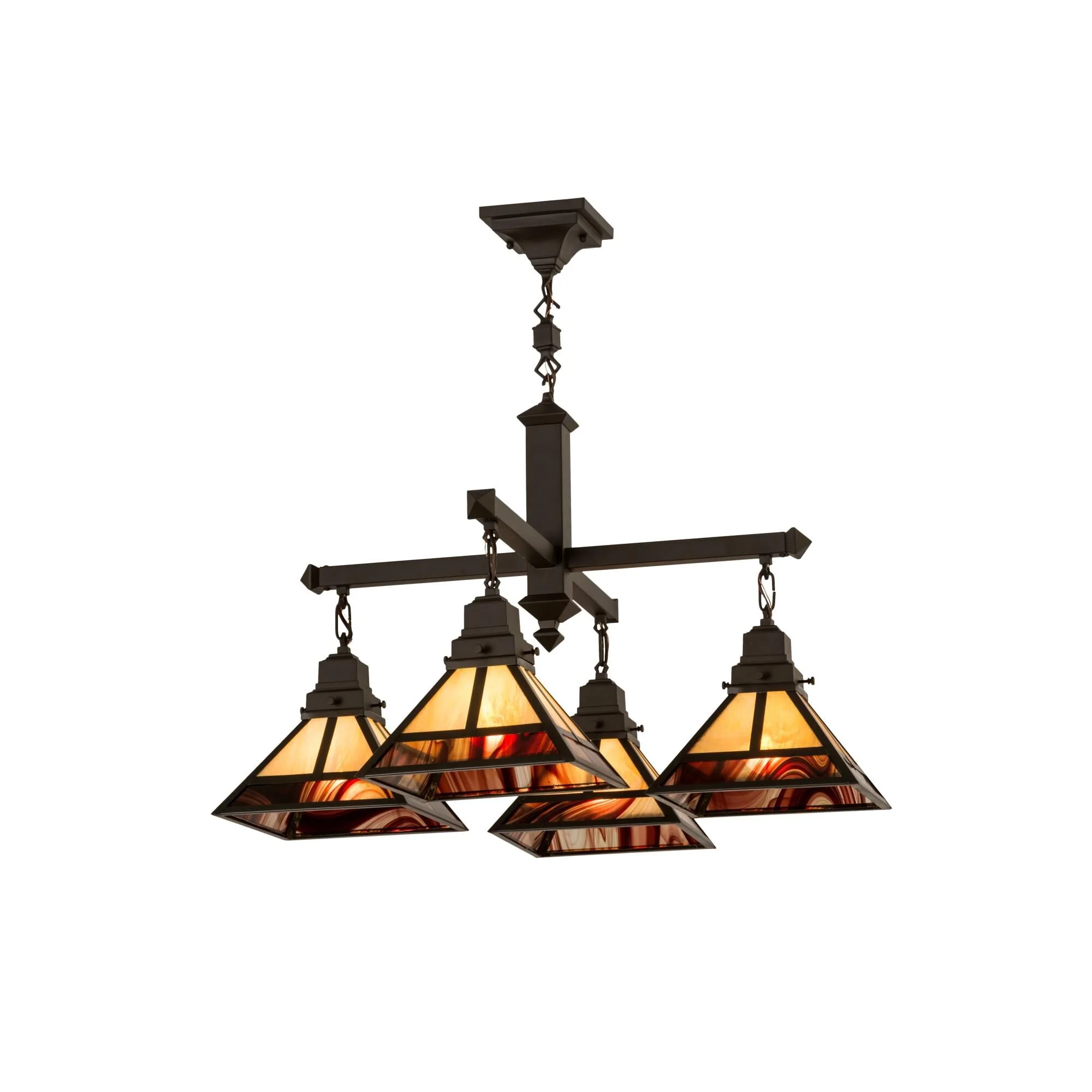 Meyda Lighting 42 Inch 4 Light Semi Flush Mount Cp250619 - Image 1