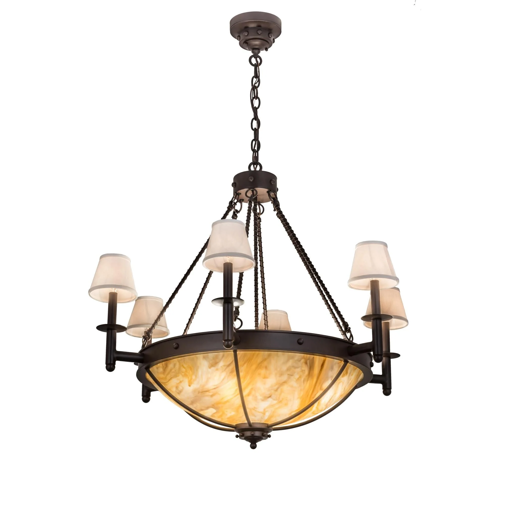Meyda Lighting 36 Inch 4 Light Chandelier Cp250637 - Image 1