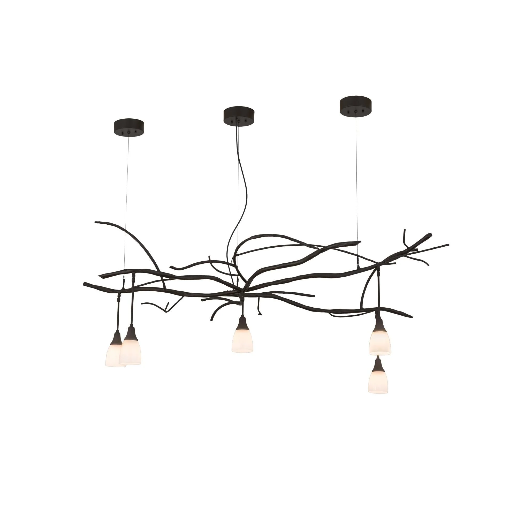 Meyda Lighting 72 Inch 5 Light Semi Flush Mount Cp250642 - Image 1