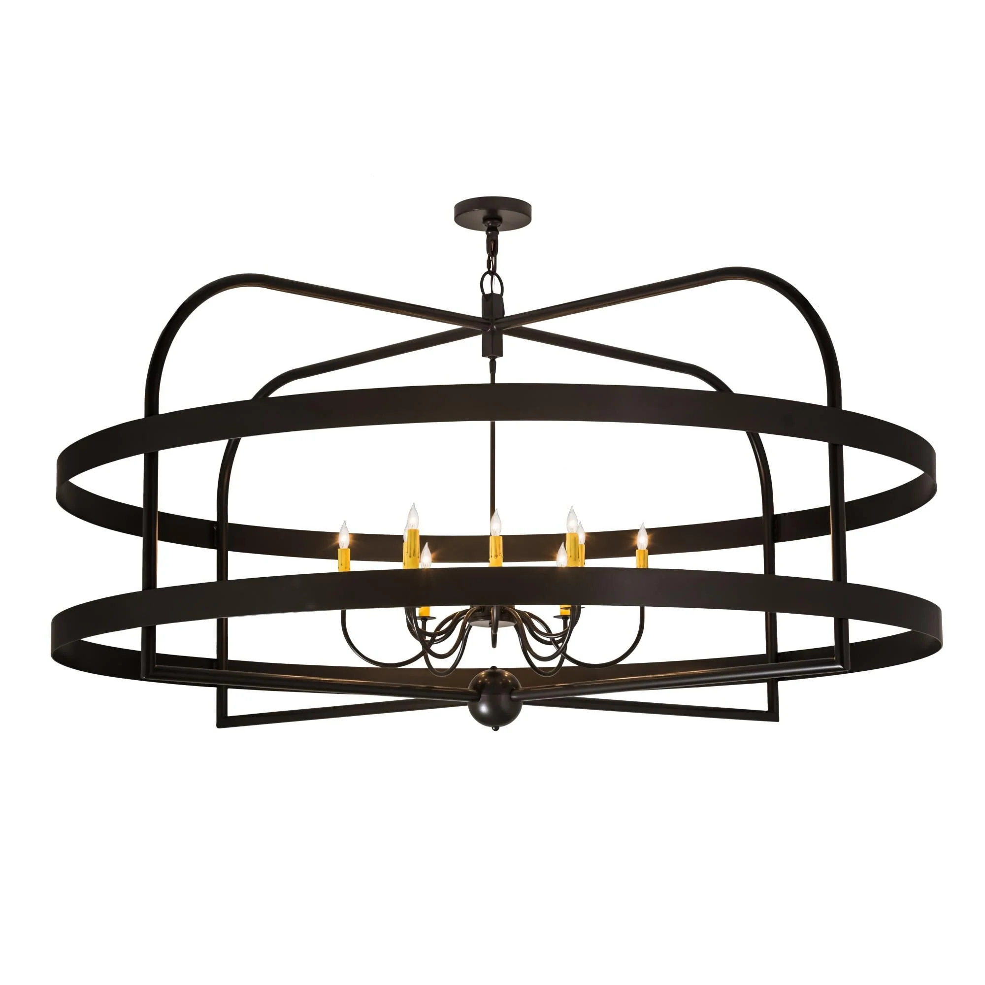 Meyda Lighting 68 Inch 12 Light Semi Flush Mount Cp250645 - Image 1
