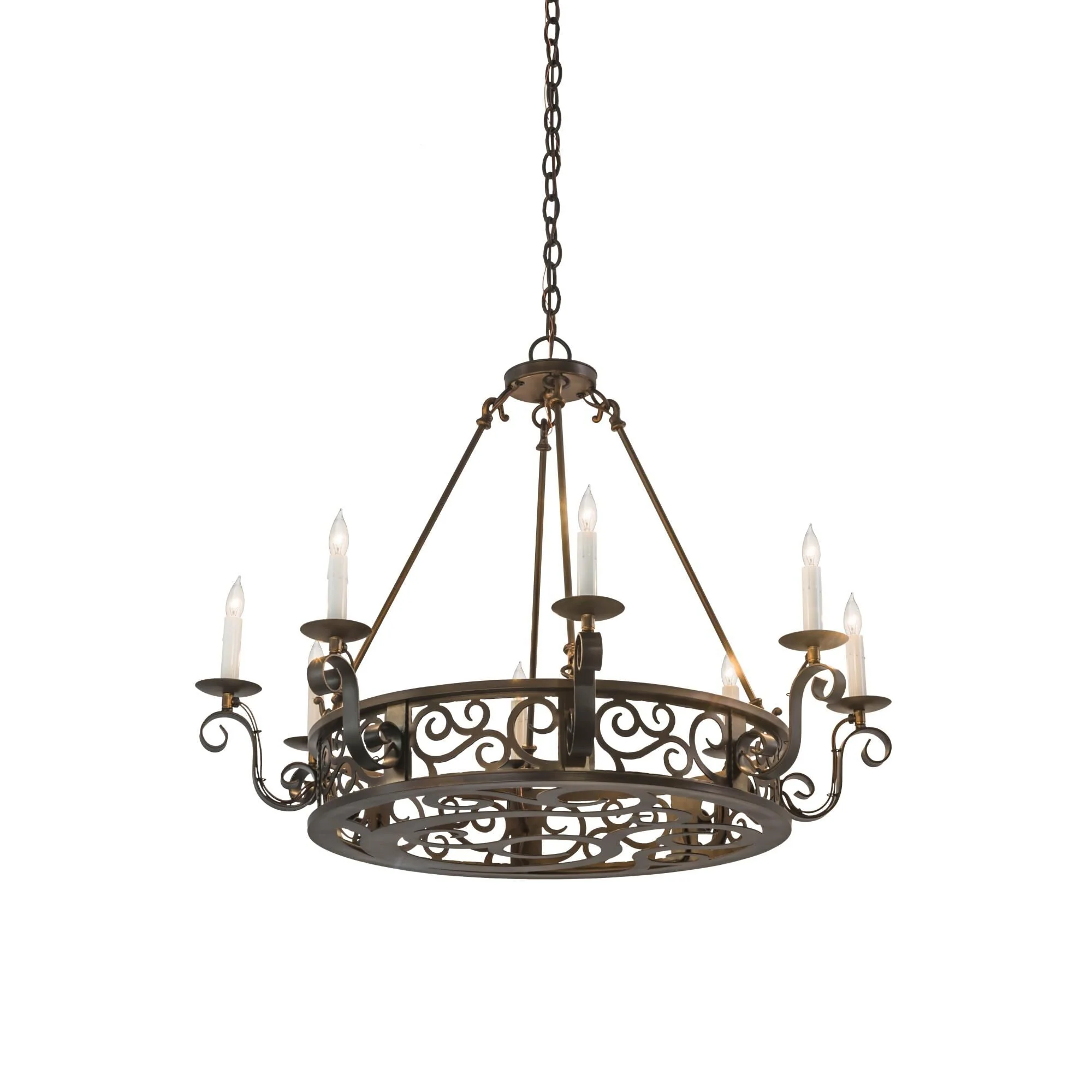 Meyda Lighting 36 Inch 8 Light Chandelier Cp250675 - Image 1