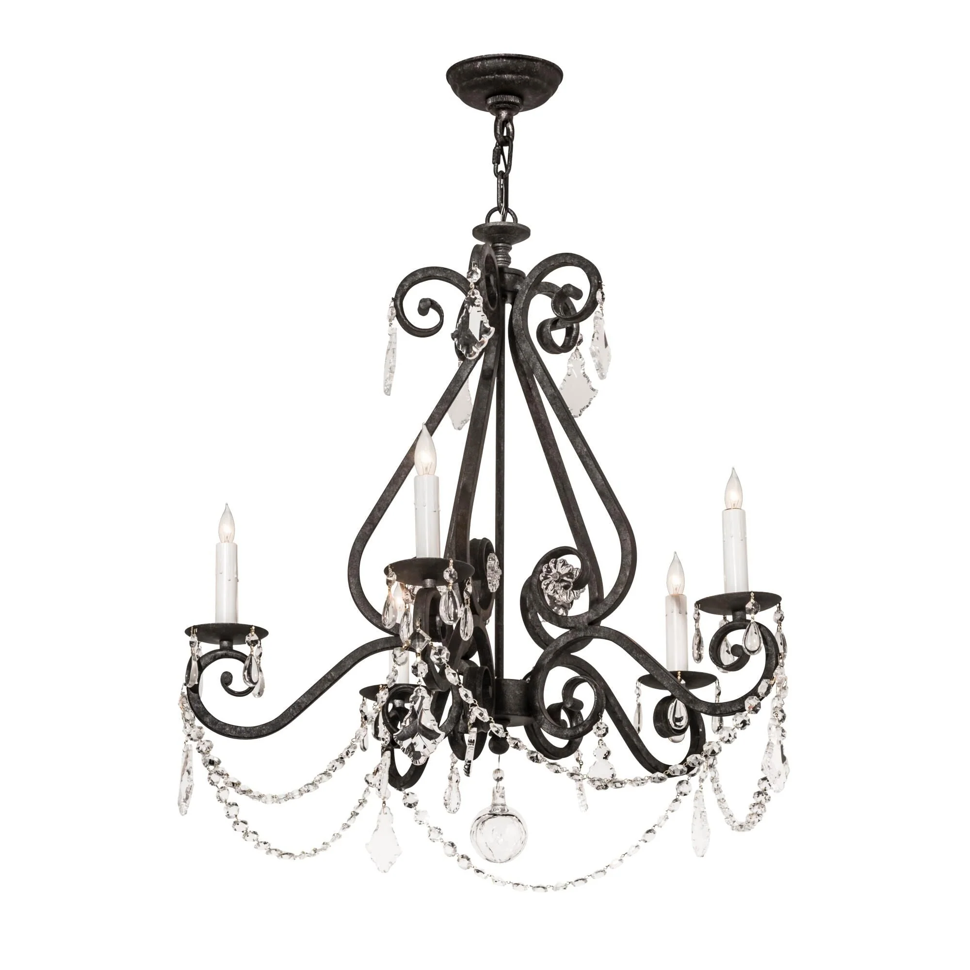 Meyda Lighting 26 Inch 5 Light Chandelier Cp250700 - Image 1