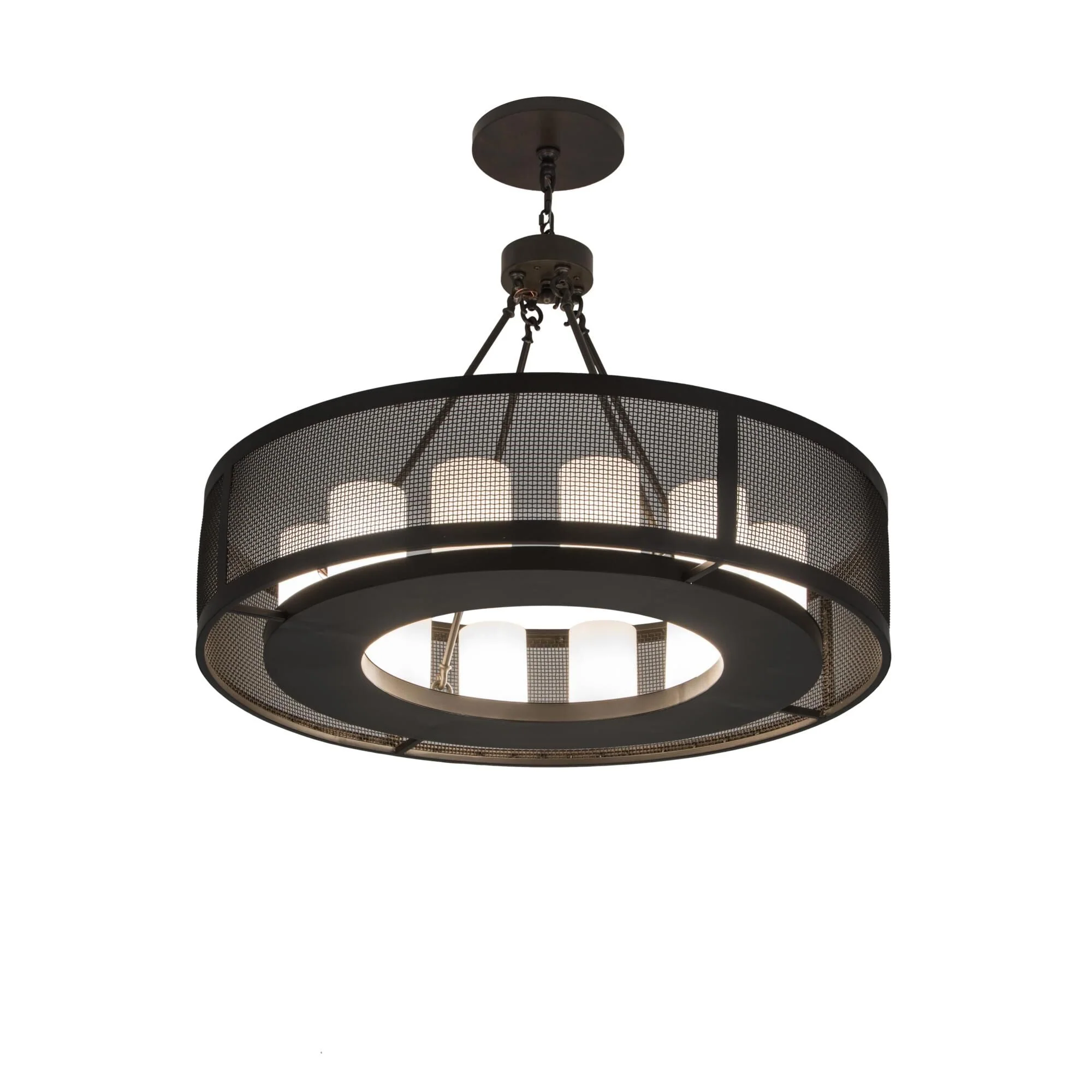 Meyda Lighting 42 Inch 12 Light Semi Flush Mount Cp250720 - Image 1