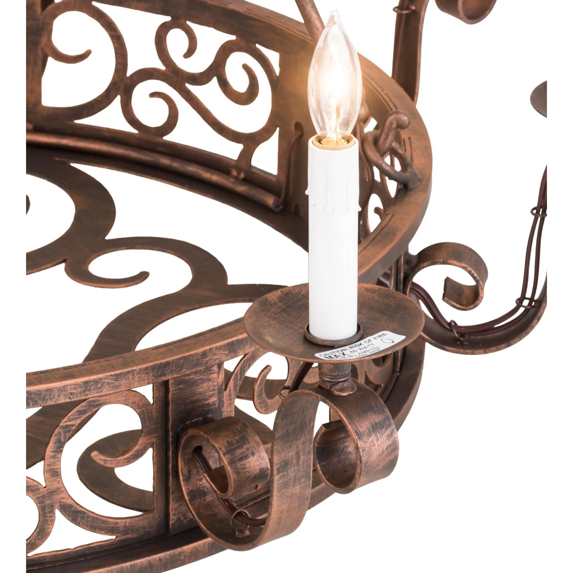 Meyda Lighting Delano 36 Inch 8 Light Chandelier Cp779779 - Image 3