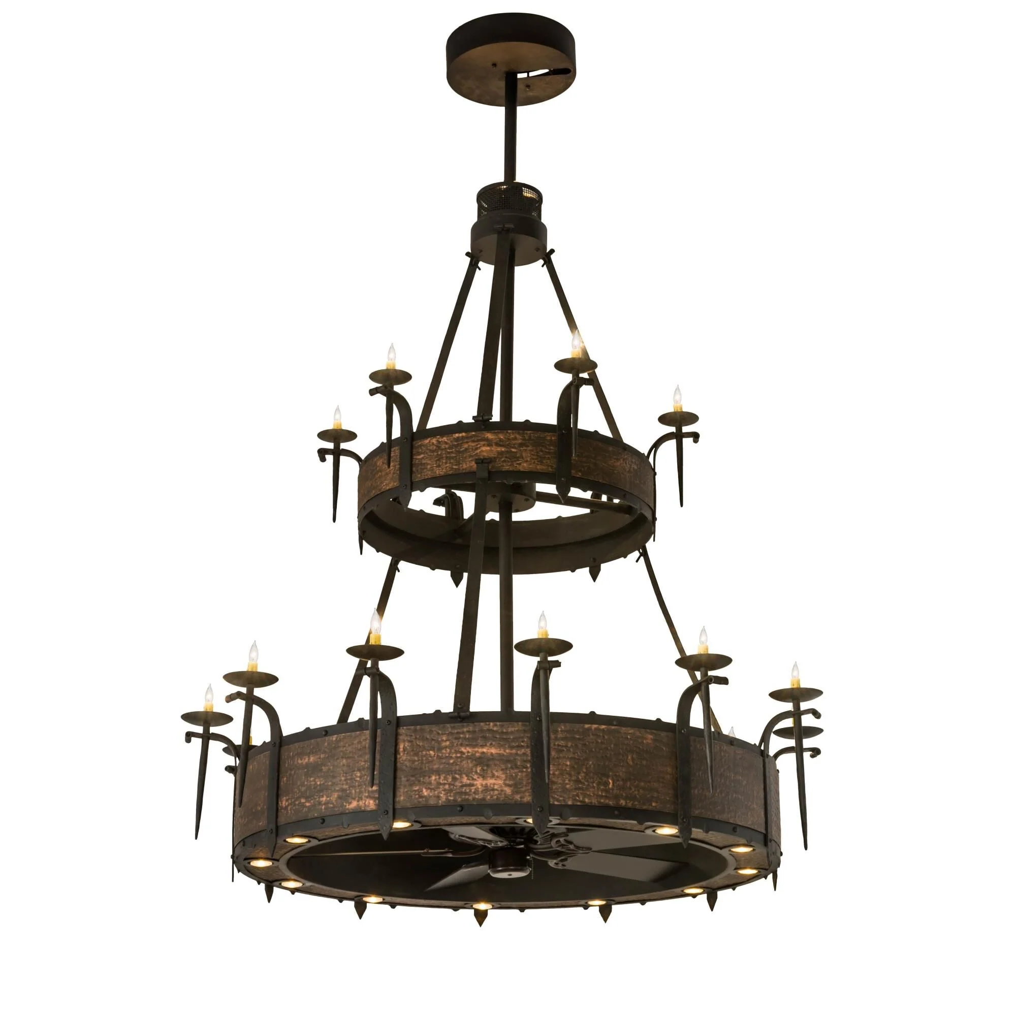 Meyda Lighting 62 Inch 12 Light Semi Flush Mount Cp250848 - Image 1