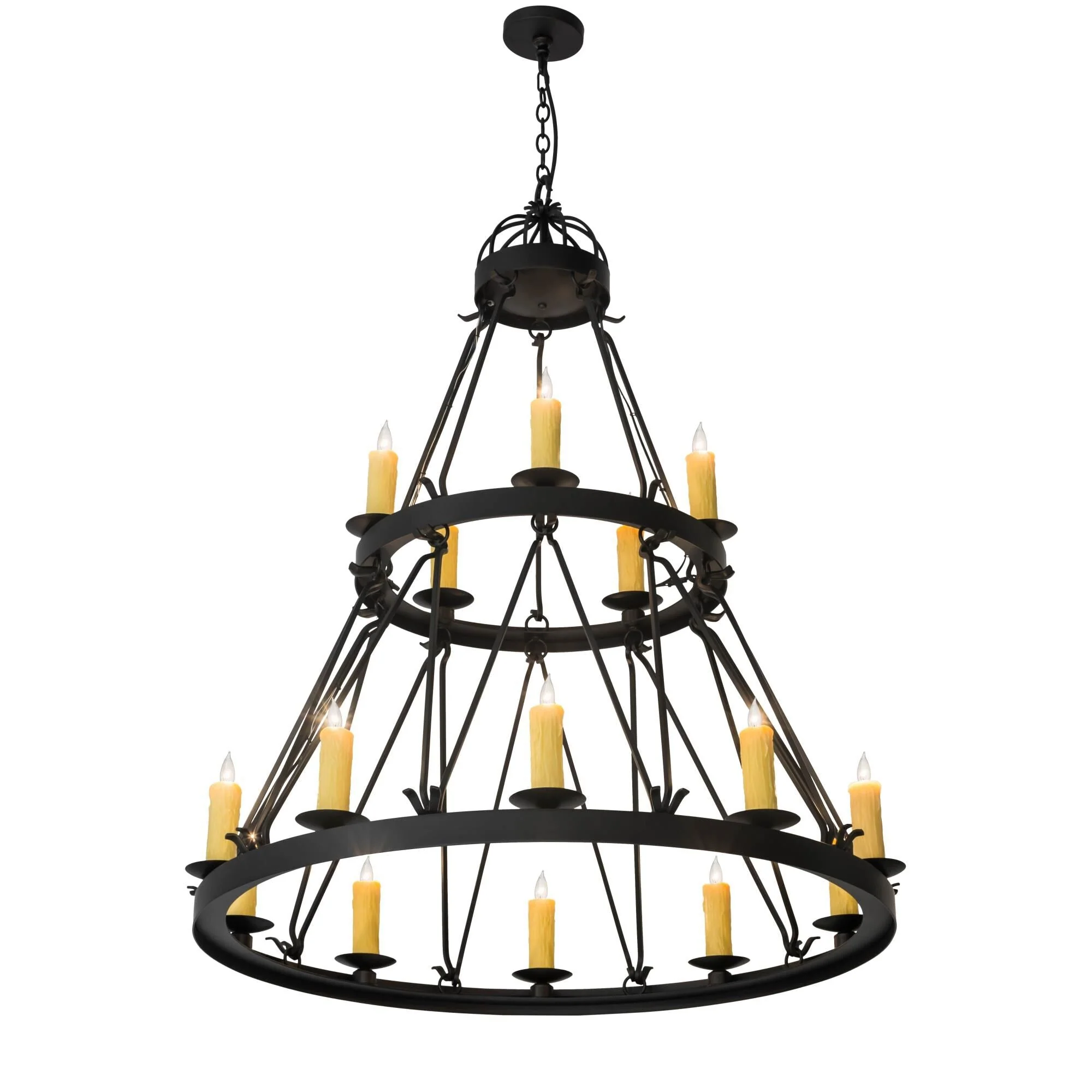 Meyda Lighting 48 Inch 15 Light Semi Flush Mount Cp250933 - Image 1