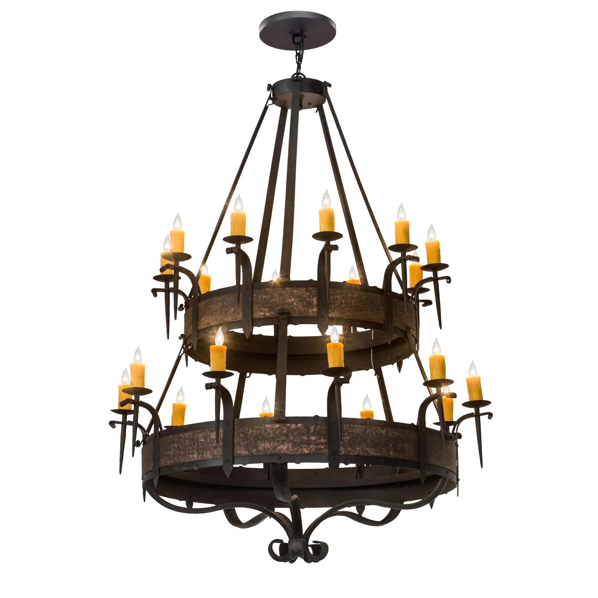 Meyda Lighting 56 Inch 20 Light Semi Flush Mount Cp250987 - Image 1