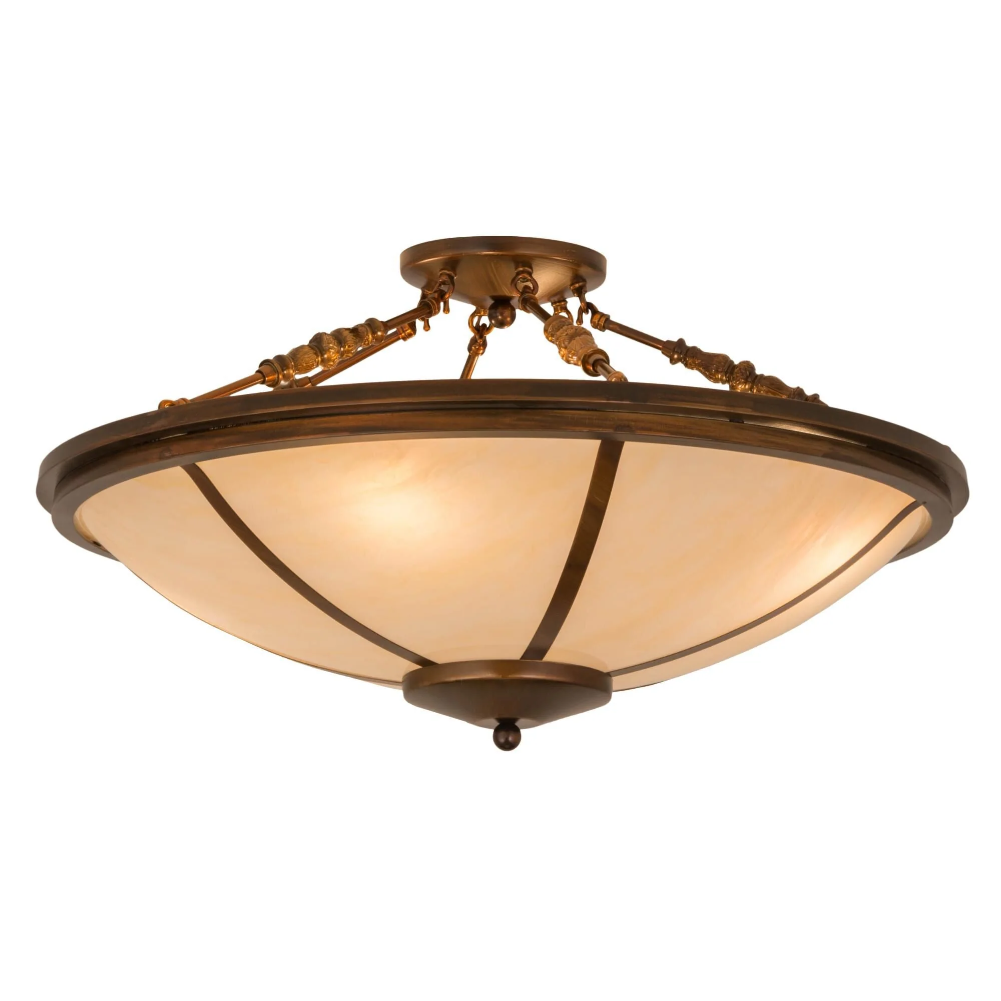 Meyda Lighting 31 Inch 4 Light Semi Flush Mount Cp251040 - Image 1