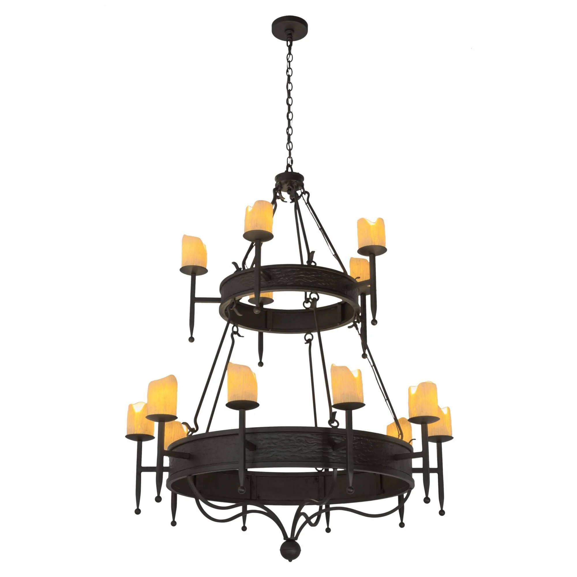 Meyda Lighting 51 Inch 2 Light Semi Flush Mount Cp251055 - Image 1