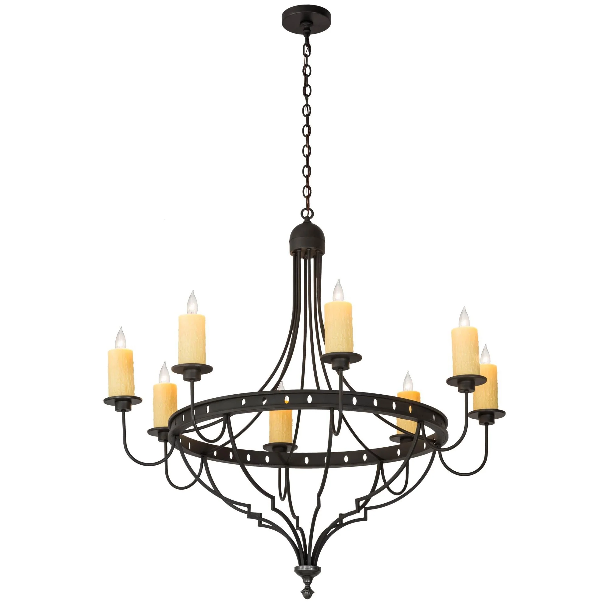 Meyda Lighting 48 Inch 8 Light Semi Flush Mount Cp251110 - Image 1