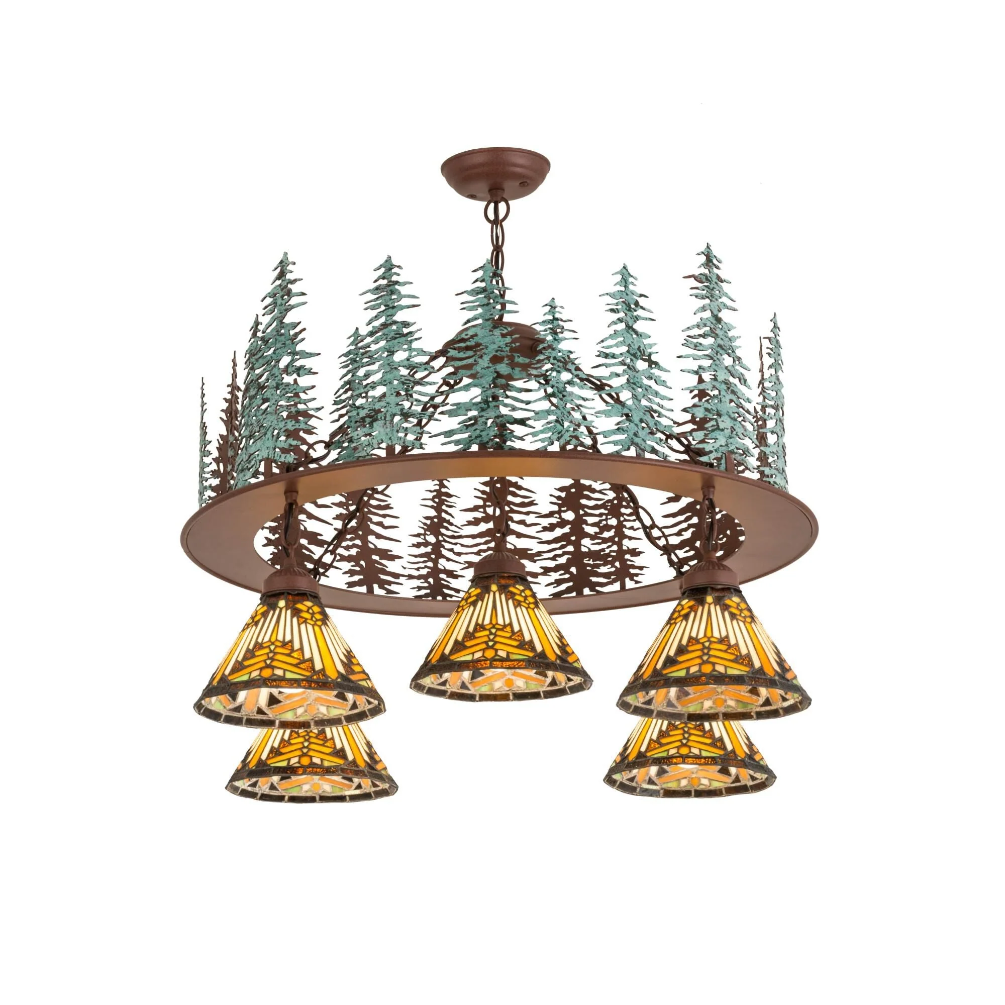 Meyda Lighting 34 Inch 5 Light Chandelier Cp251112 - Image 1