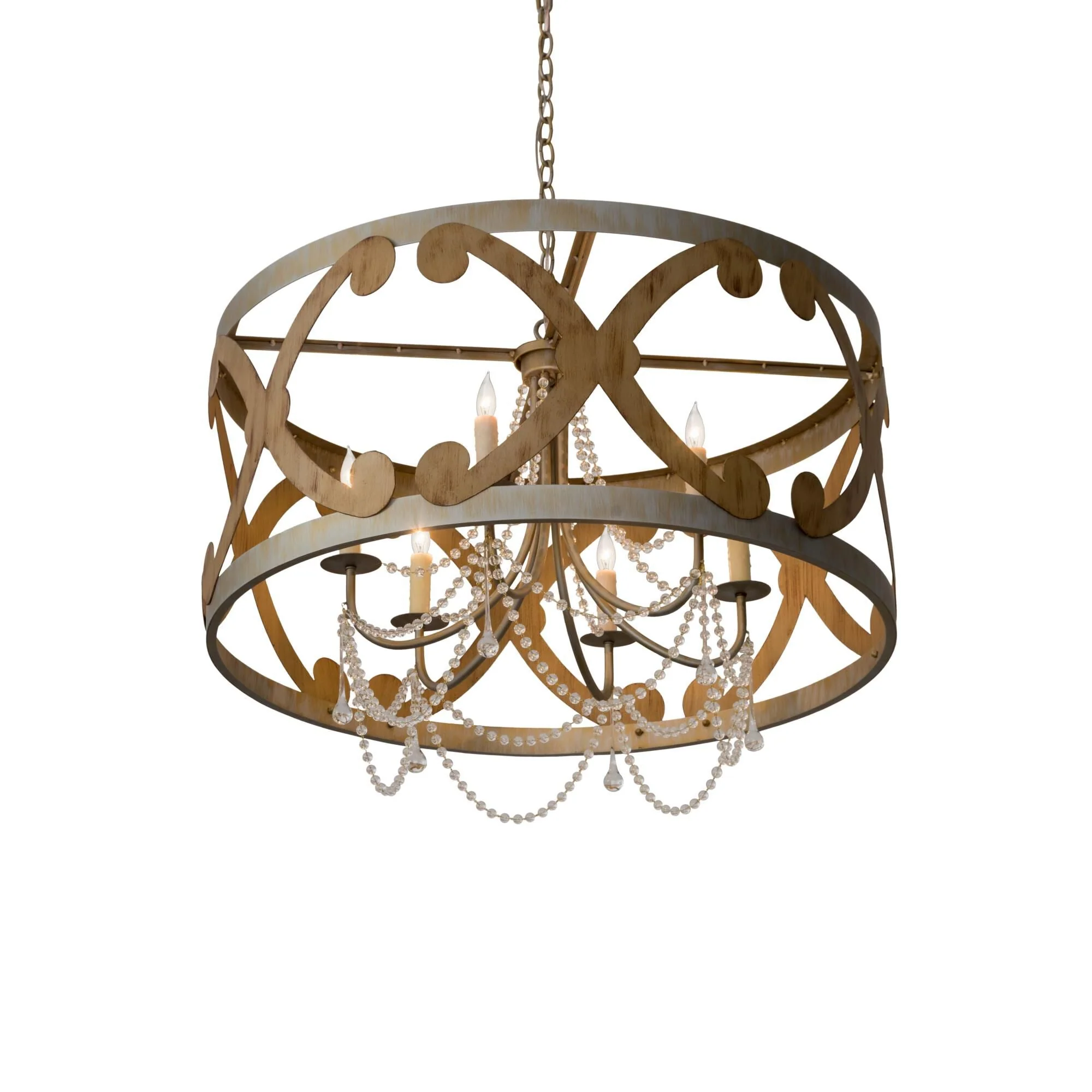 Meyda Lighting 36 Inch 6 Light Chandelier Cp251197 - Image 1