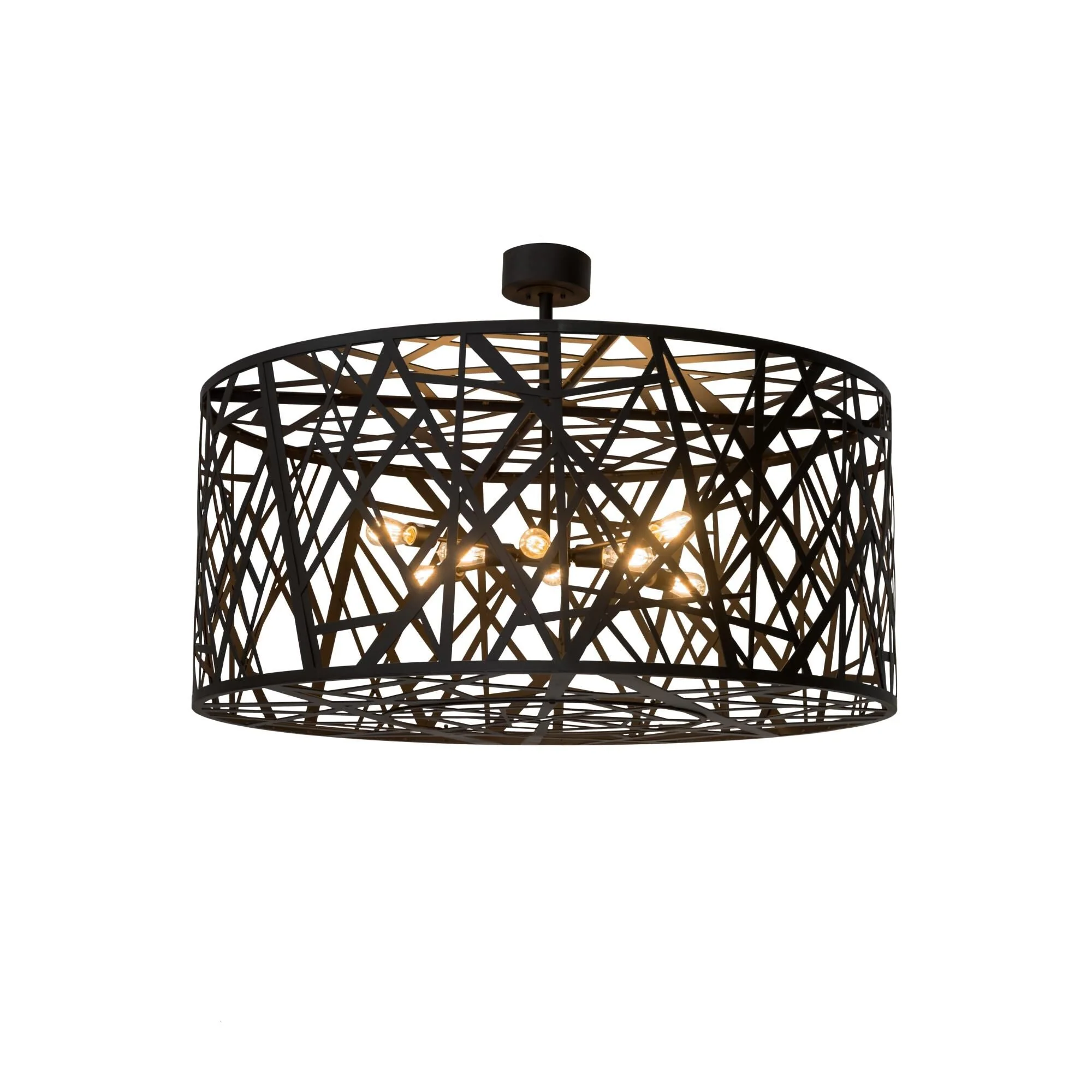 Meyda Lighting 54 Inch 8 Light Semi Flush Mount Cp251300 - Image 1