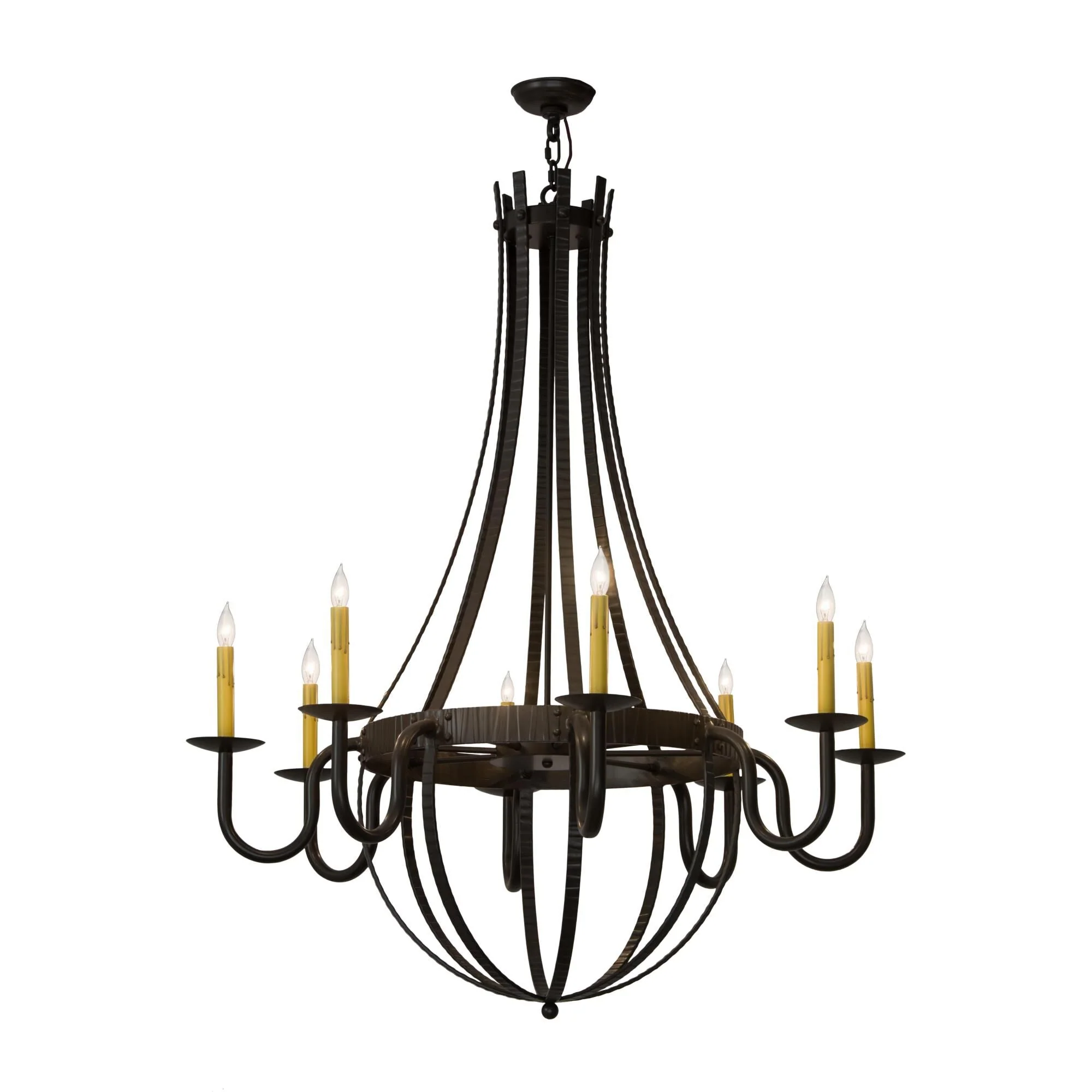 Meyda Lighting 42 Inch 8 Light Semi Flush Mount Cp251302 - Image 1