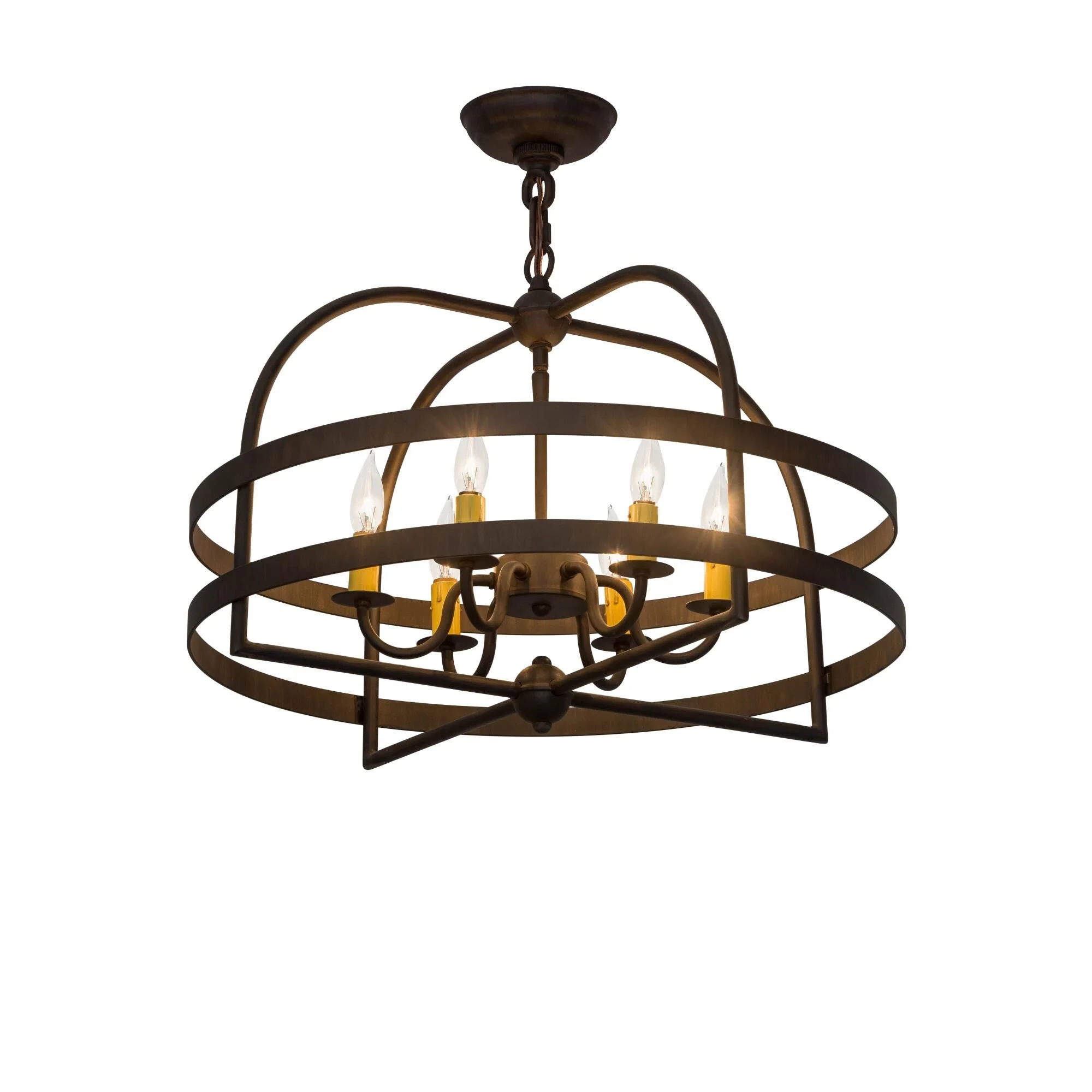 Meyda Lighting Aldari 22 Inch 6 Light Mini Chandelier Cp780059 - Image 1