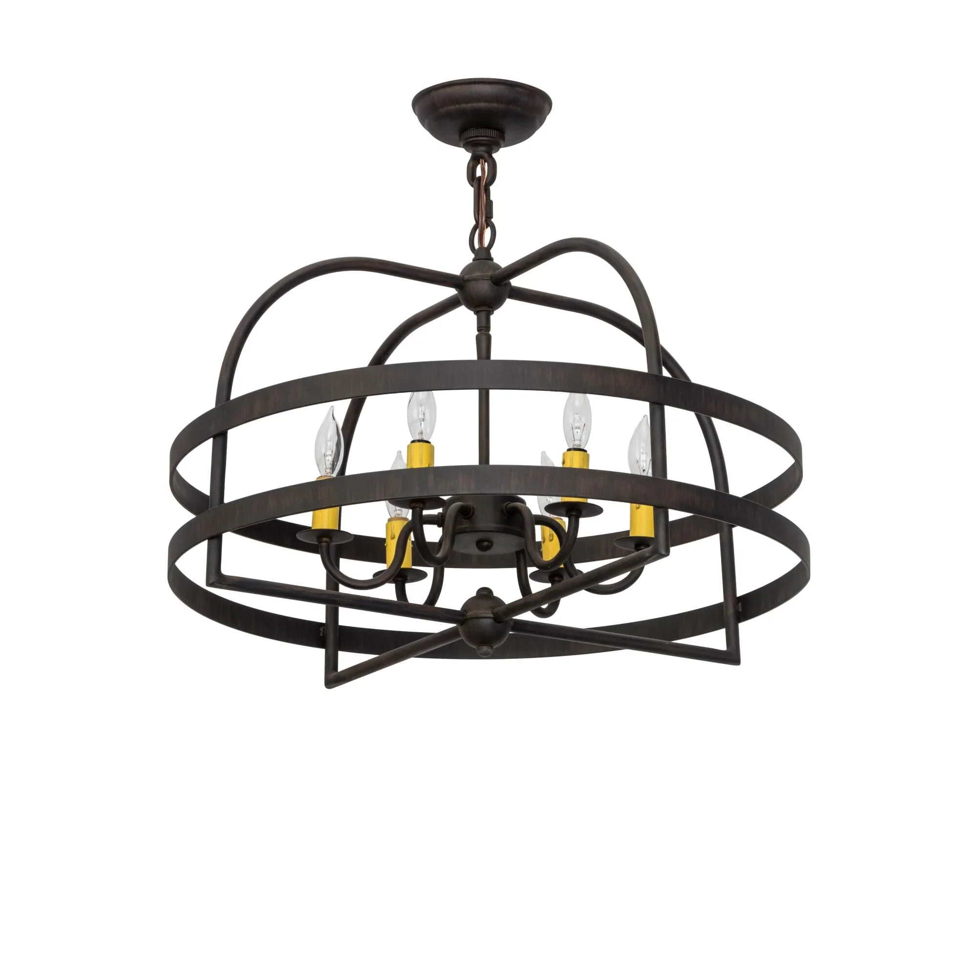 Meyda Lighting Aldari 22 Inch 6 Light Mini Chandelier Cp780059 - Image 2
