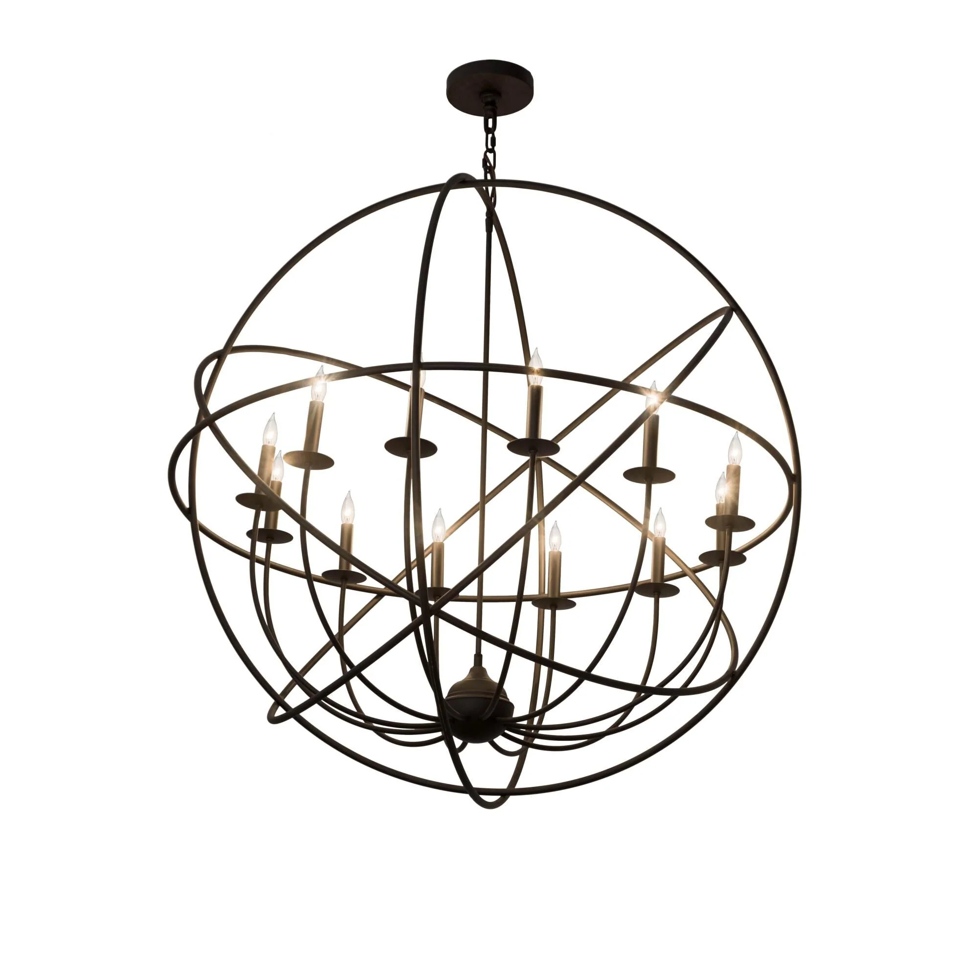 Meyda Lighting 42 Inch 12 Light Semi Flush Mount Cp251372 - Image 1