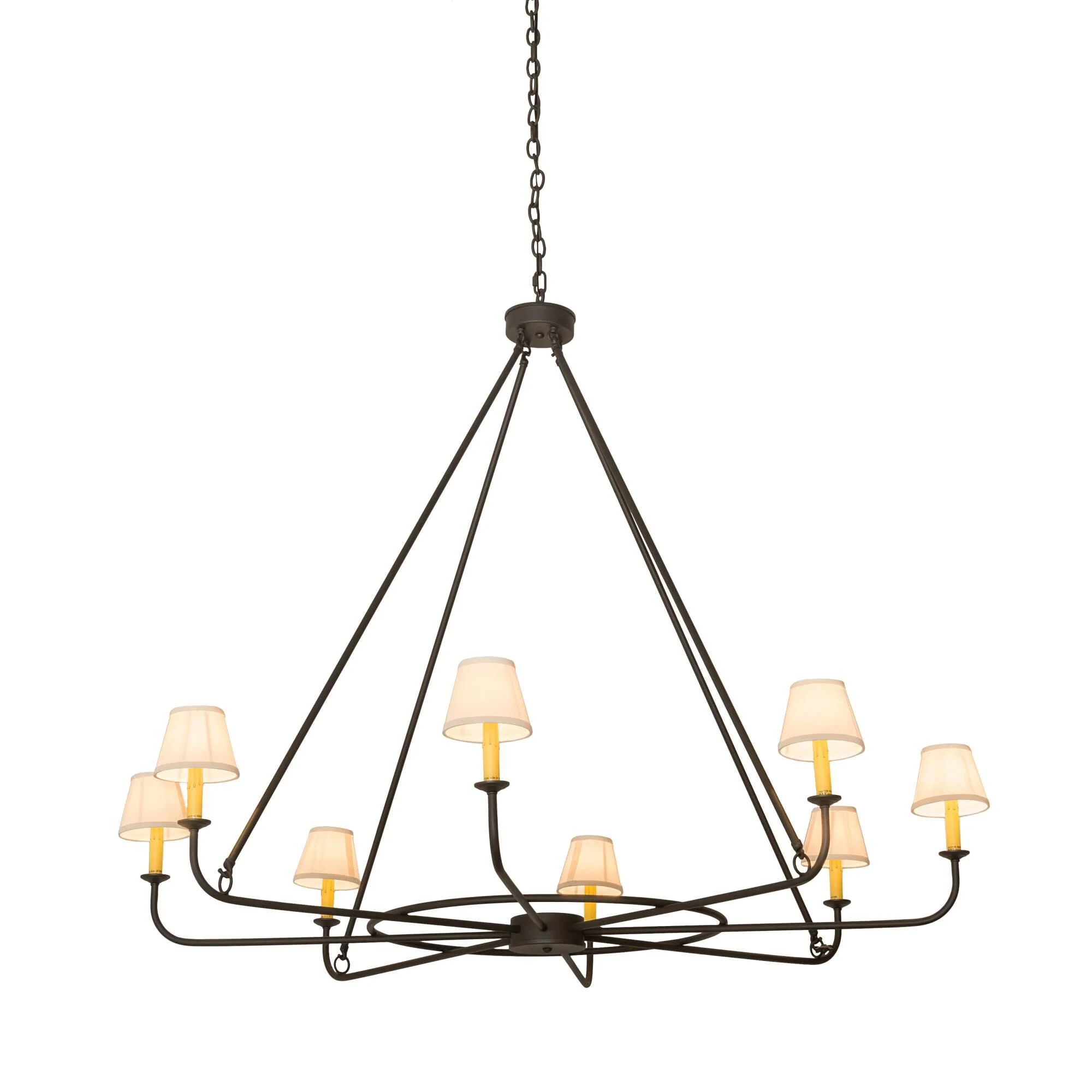Meyda Lighting 60 Inch 8 Light Semi Flush Mount Cp251379 - Image 1