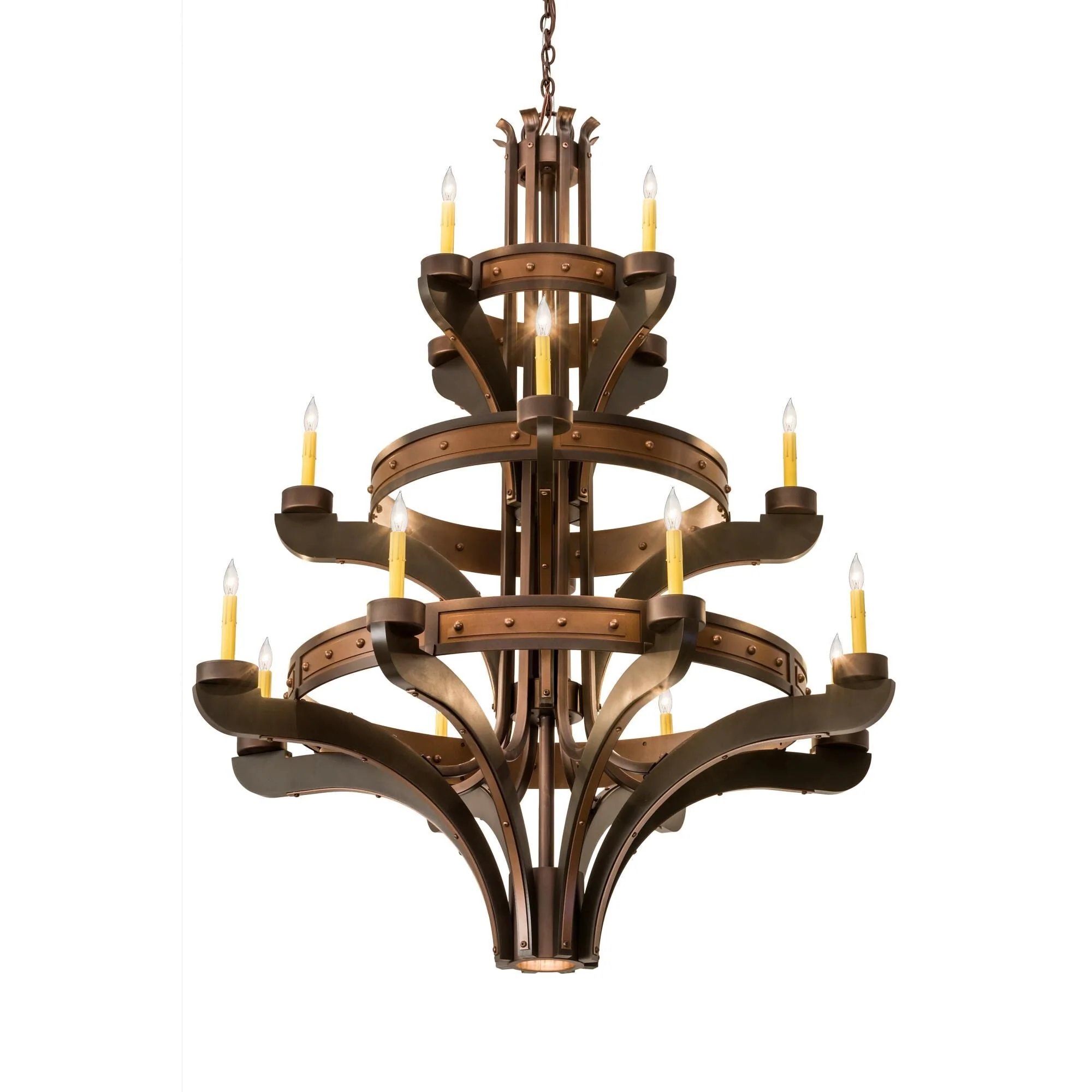 Meyda Lighting 48 Inch 16 Light Semi Flush Mount Cp251387 - Image 1
