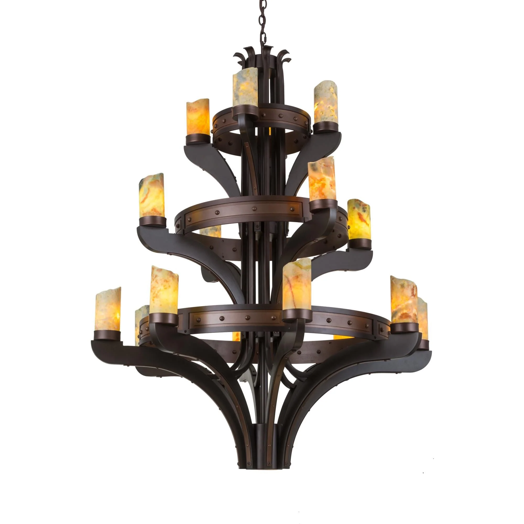 Meyda Lighting 48 Inch 16 Light Semi Flush Mount Cp251388 - Image 1
