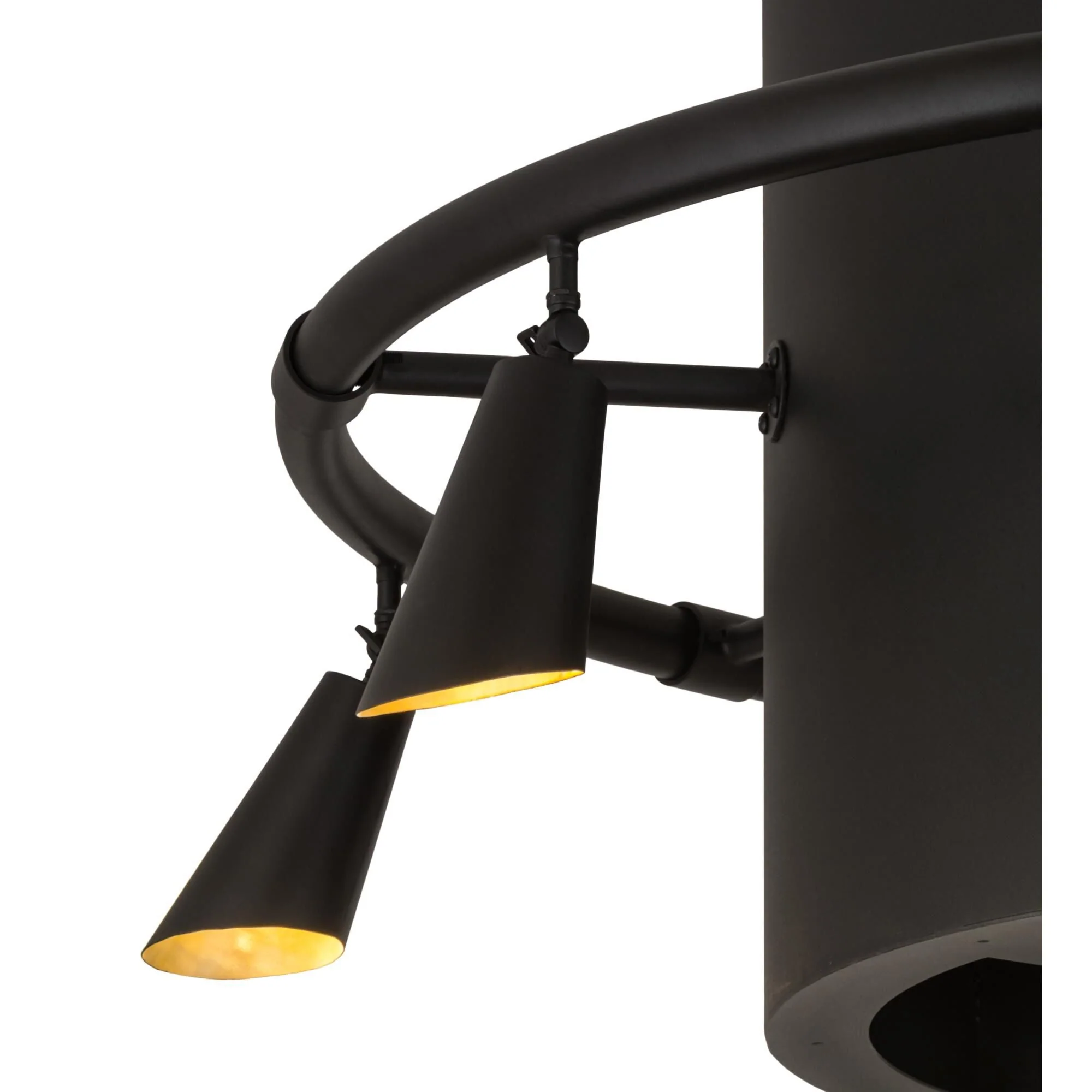 Meyda Lighting Column Surround 59 Inch 6 Light Semi Flush Mount Cp779938 - Image 2