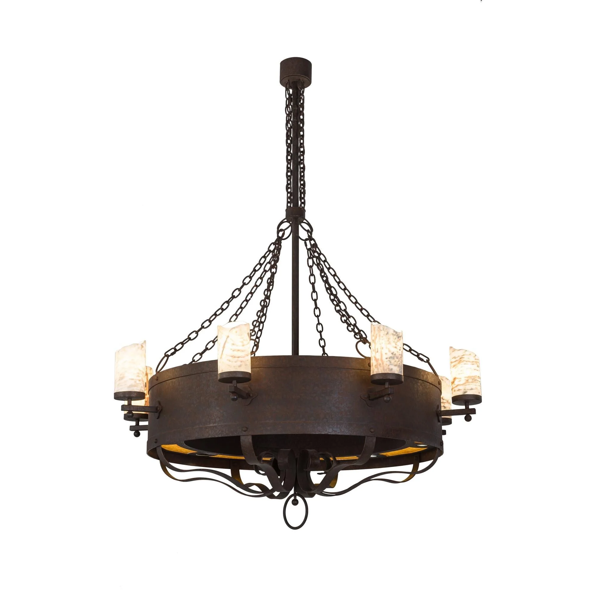 Meyda Lighting 54 Inch 6 Light Led Semi Flush Mount Cp251497 - Image 1