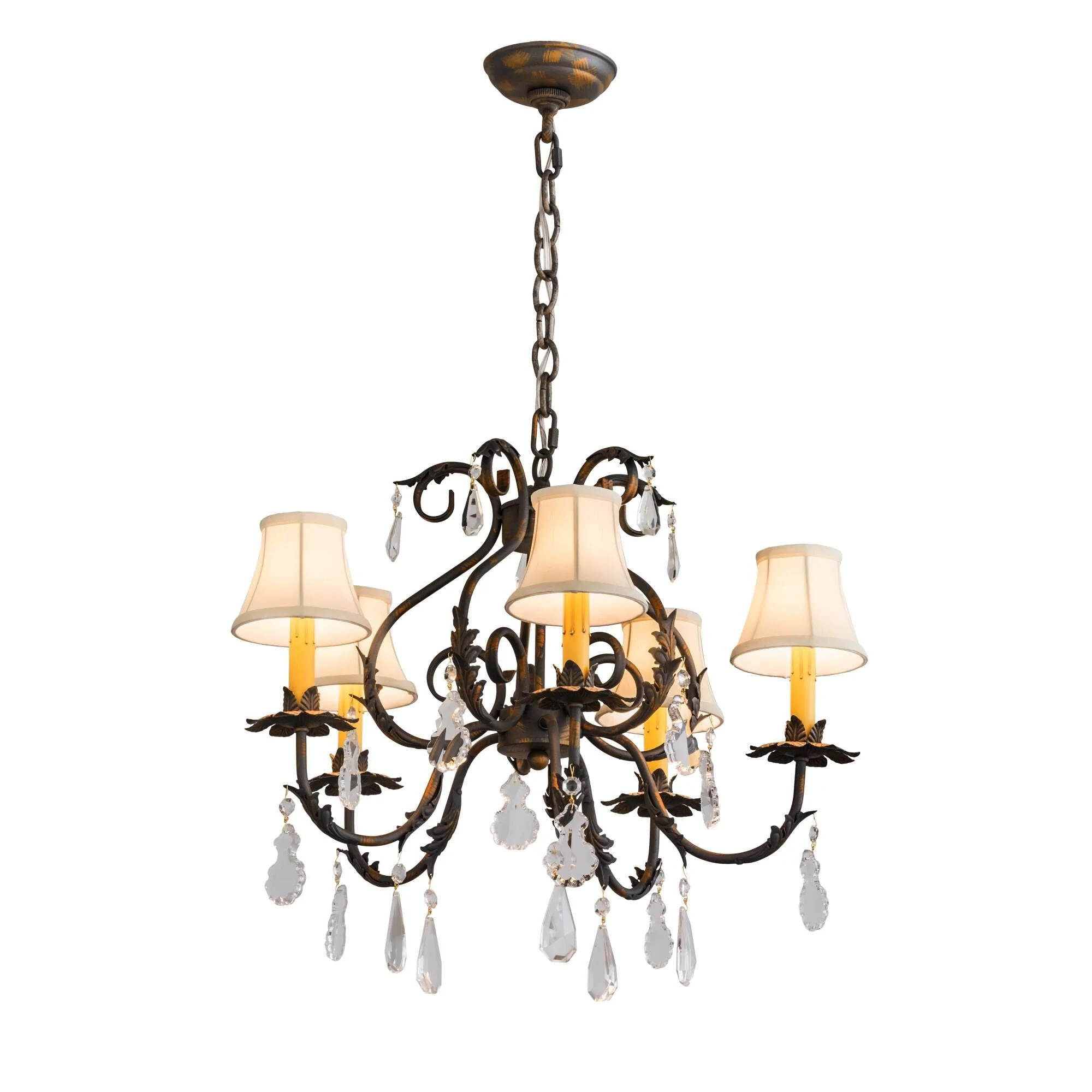 Meyda Lighting 25 Inch 5 Light Chandelier Cp251597 - Image 1
