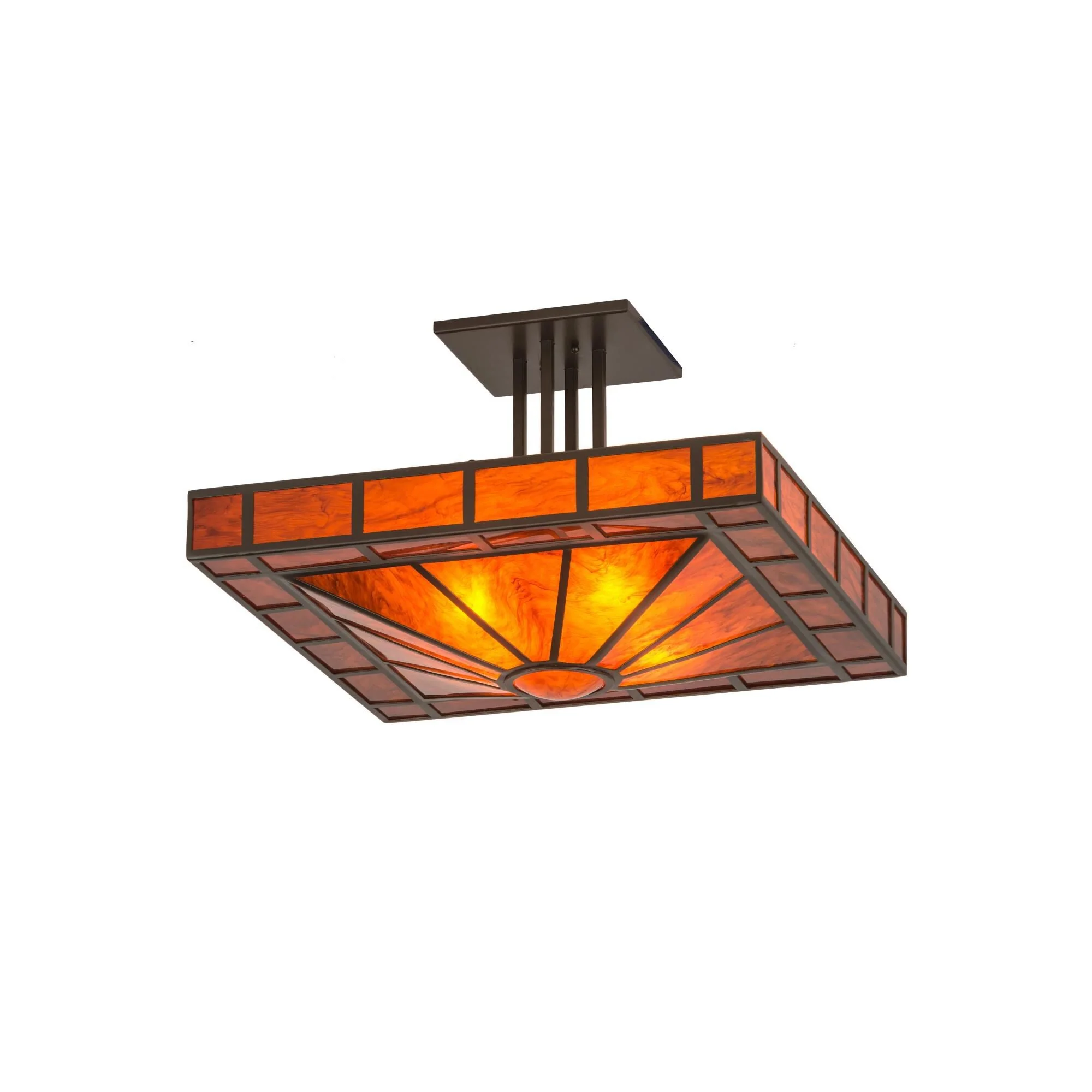 Meyda Lighting 33 Inch 4 Light Semi Flush Mount Cp251604 - Image 1