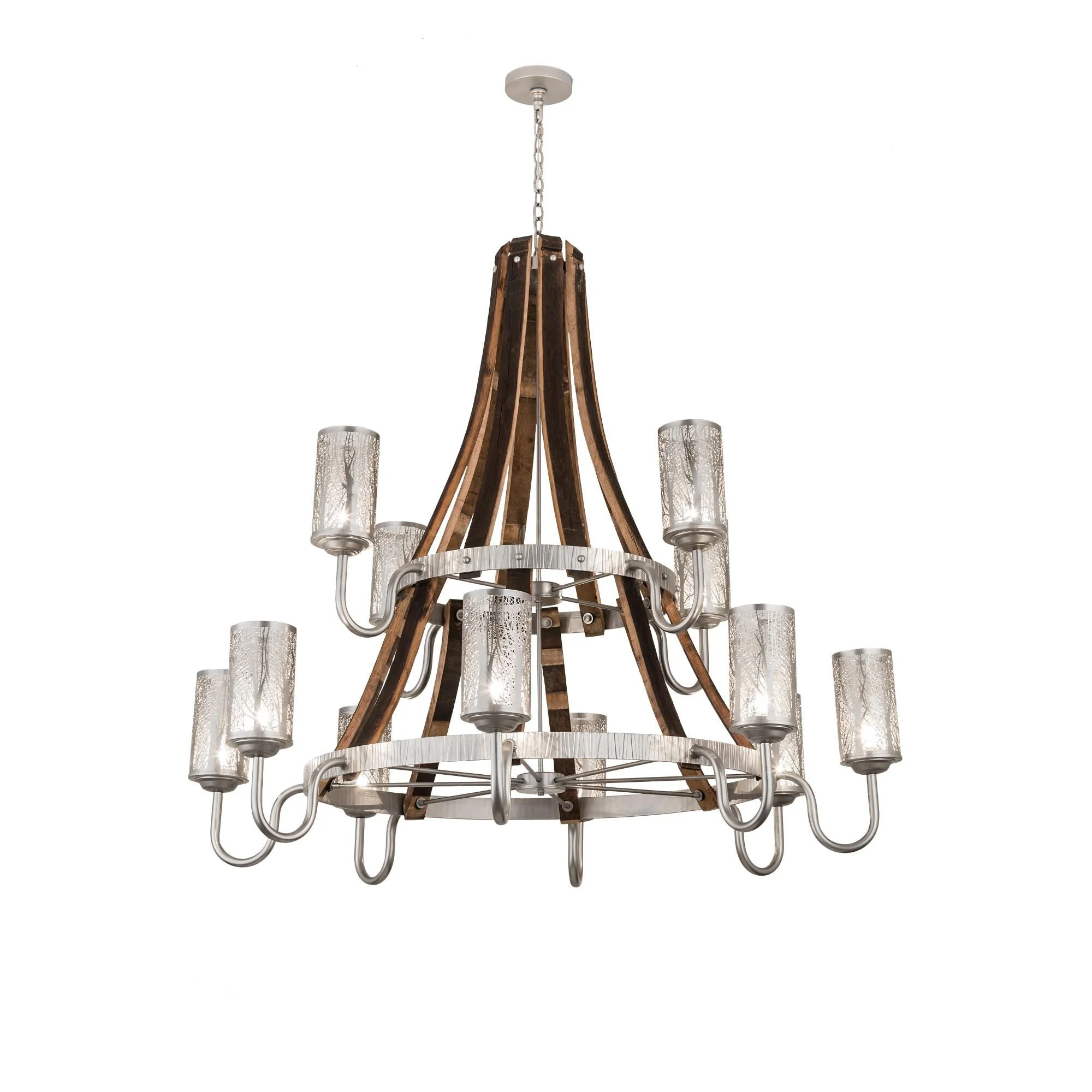 Meyda Lighting 60 Inch 12 Light Semi Flush Mount Cp251643 - Image 1