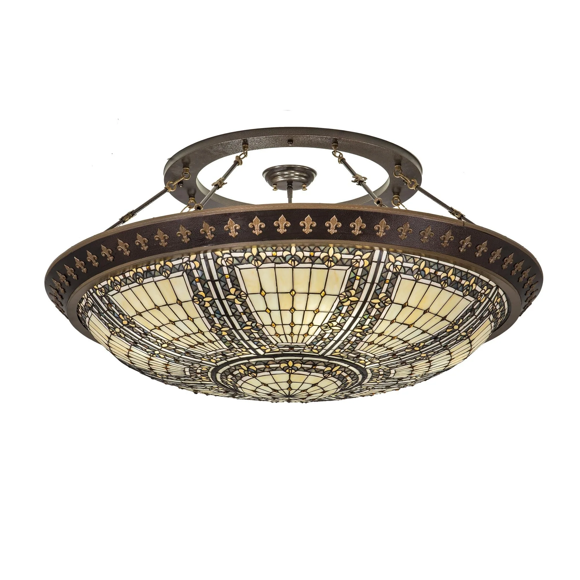 Meyda Lighting 45 Inch 8 Light Flush Mount Cp251677 - Image 1