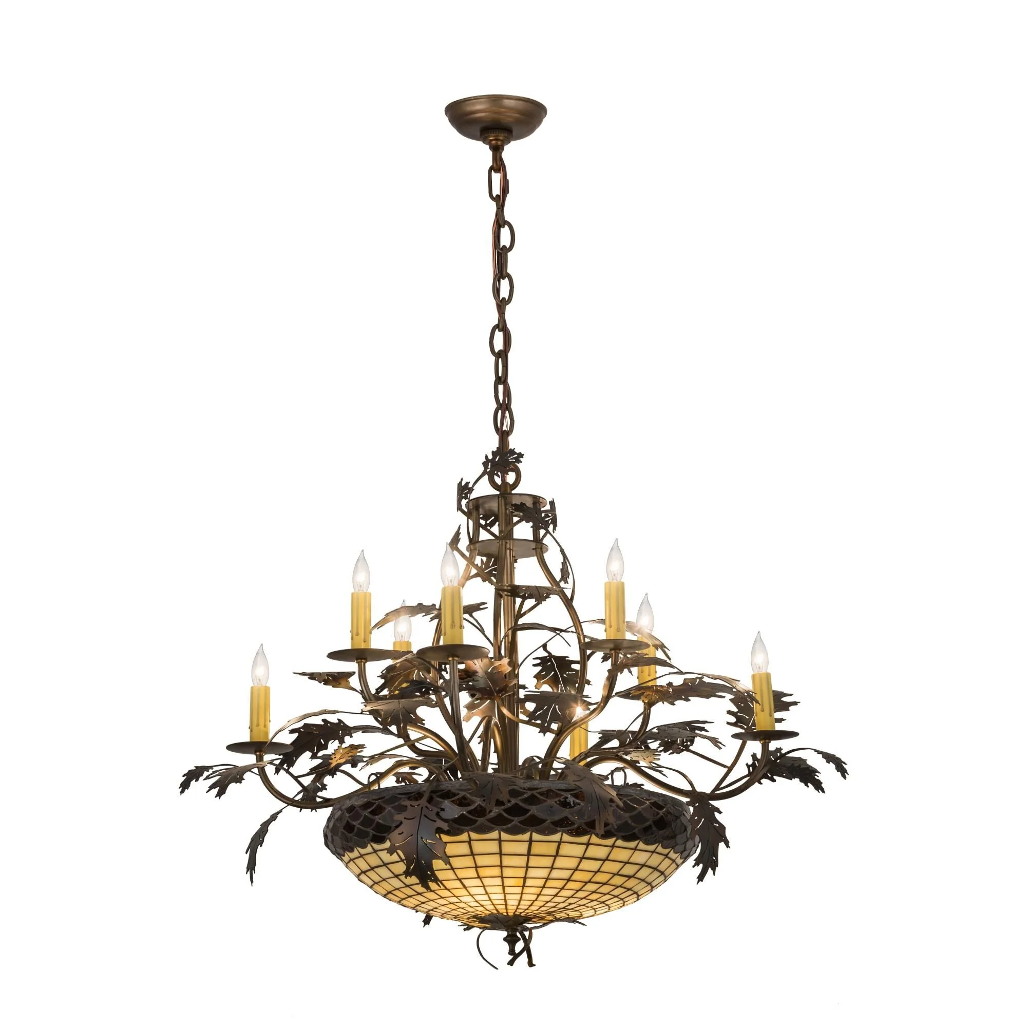 Meyda Lighting 42 Inch 11 Light Semi Flush Mount Cp251688 - Image 1