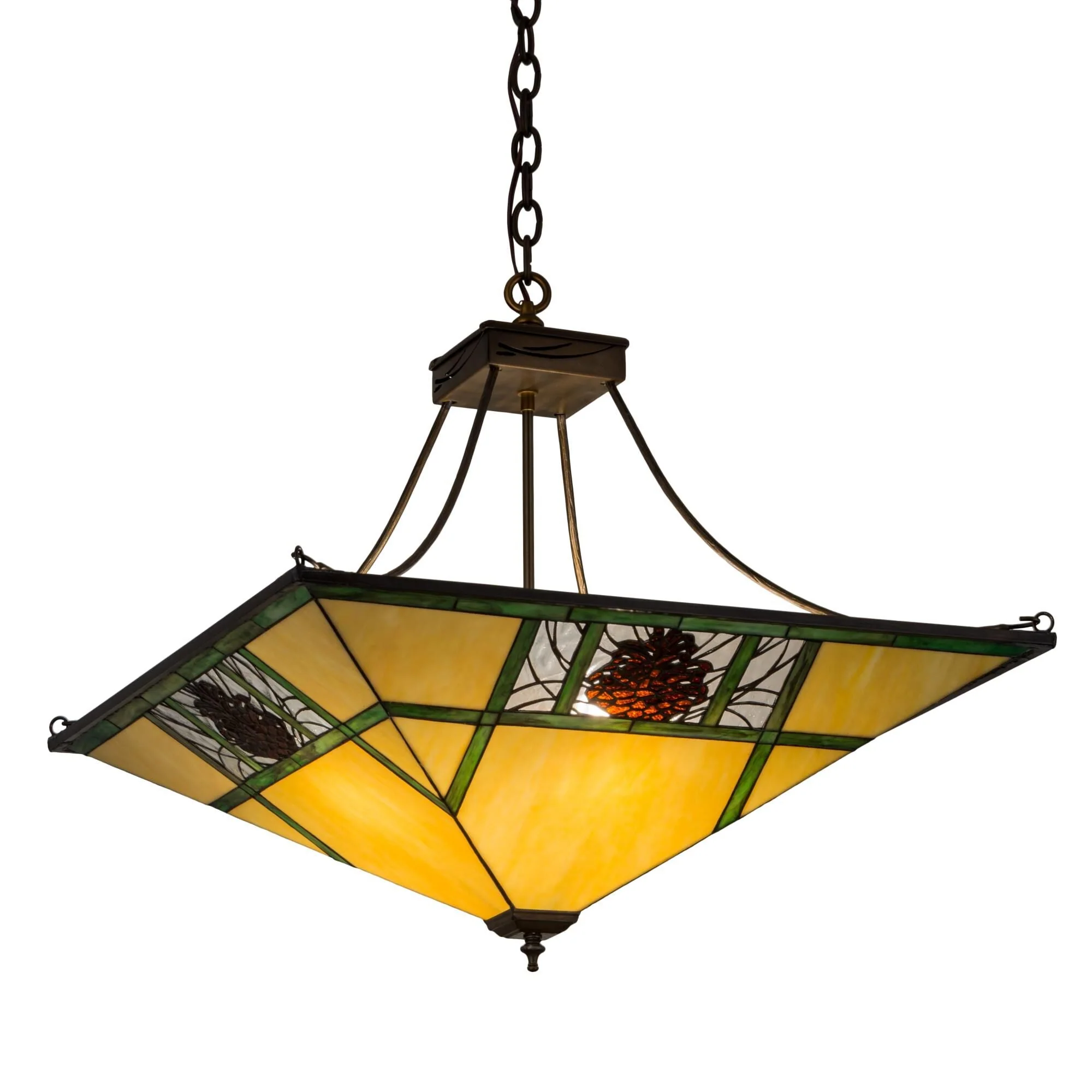 Meyda Lighting Pinecone Ridge 37 Inch Large Pendant Cp27079 - Image 1