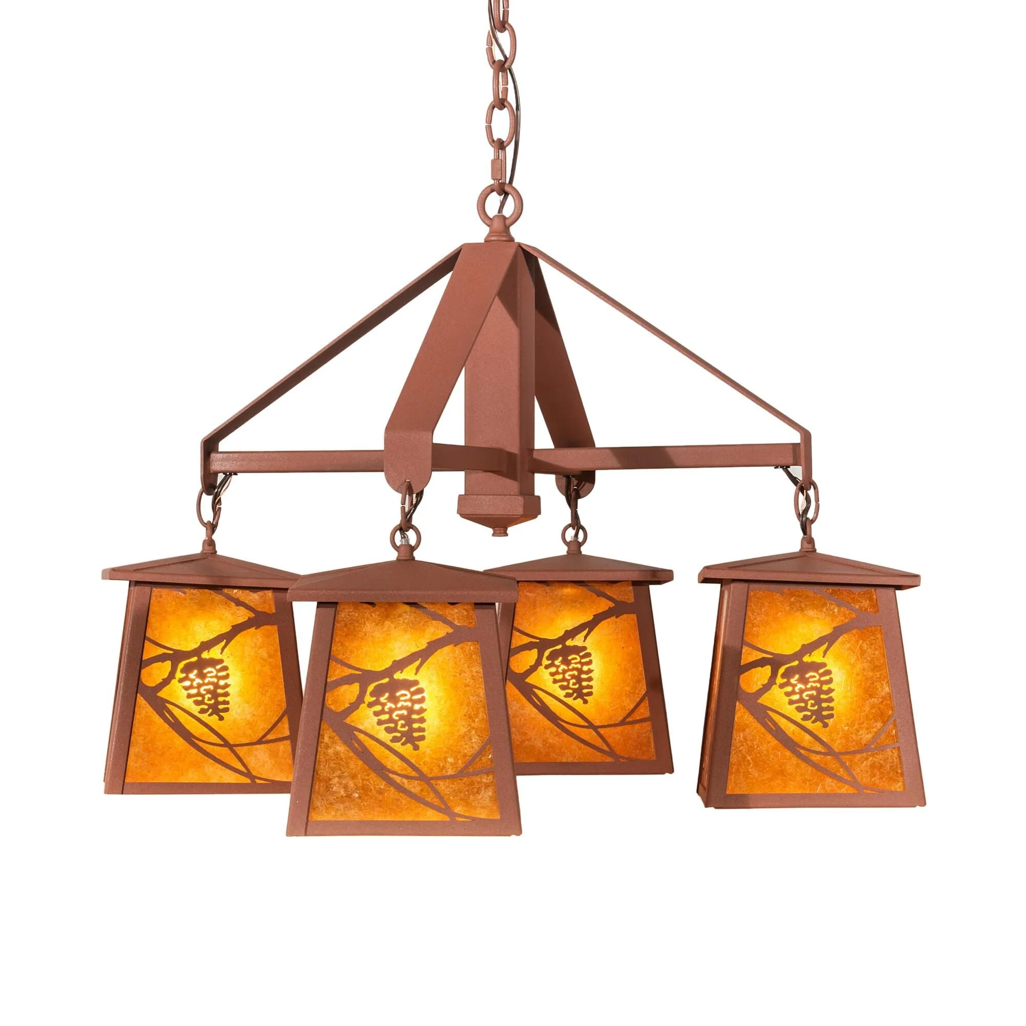Meyda Lighting Whispering Pines 28 Inch 4 Light Chandelier Cp27555 - Image 2