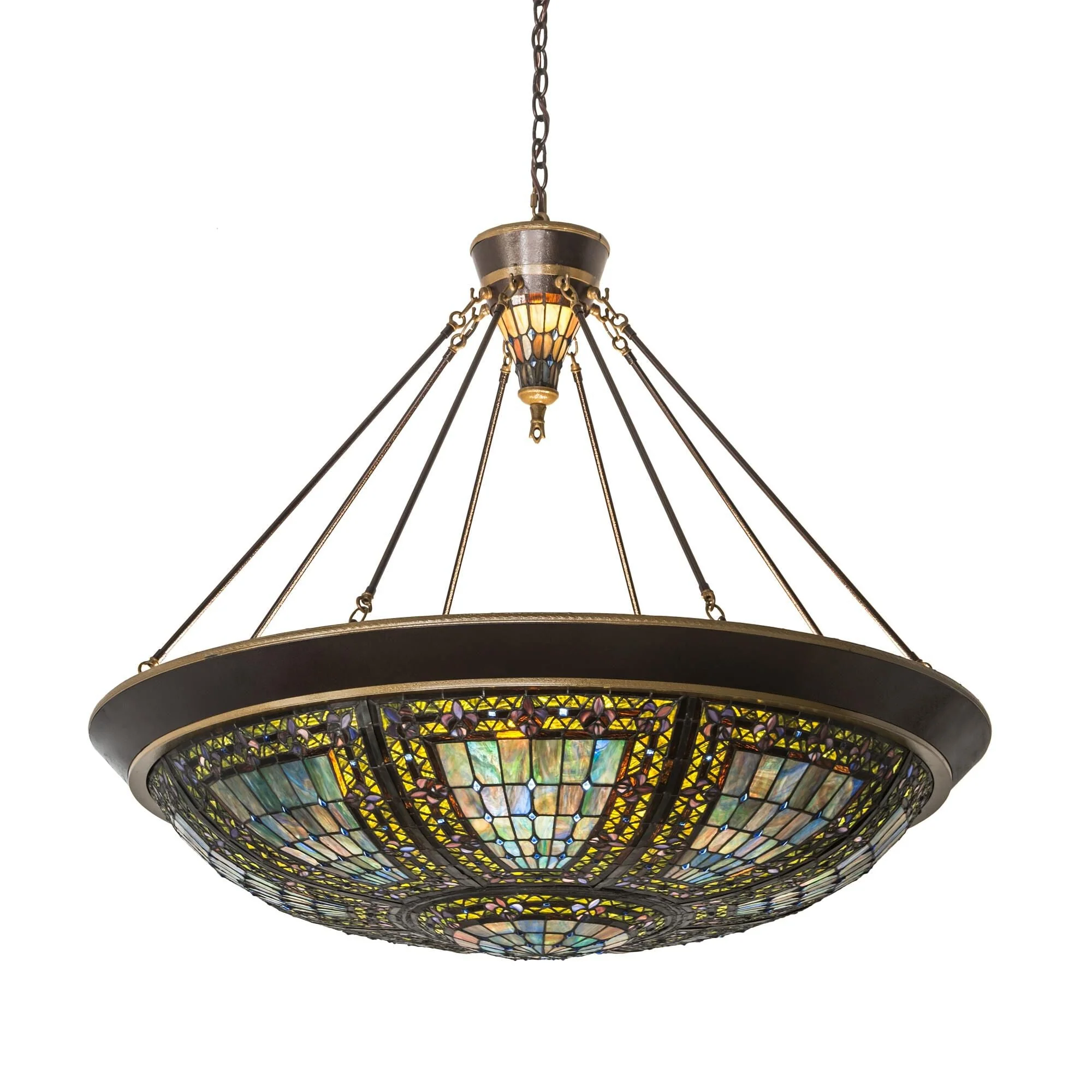Meyda Lighting Fleur De Lis 45 Inch Large Pendant Cp745469 - Image 1