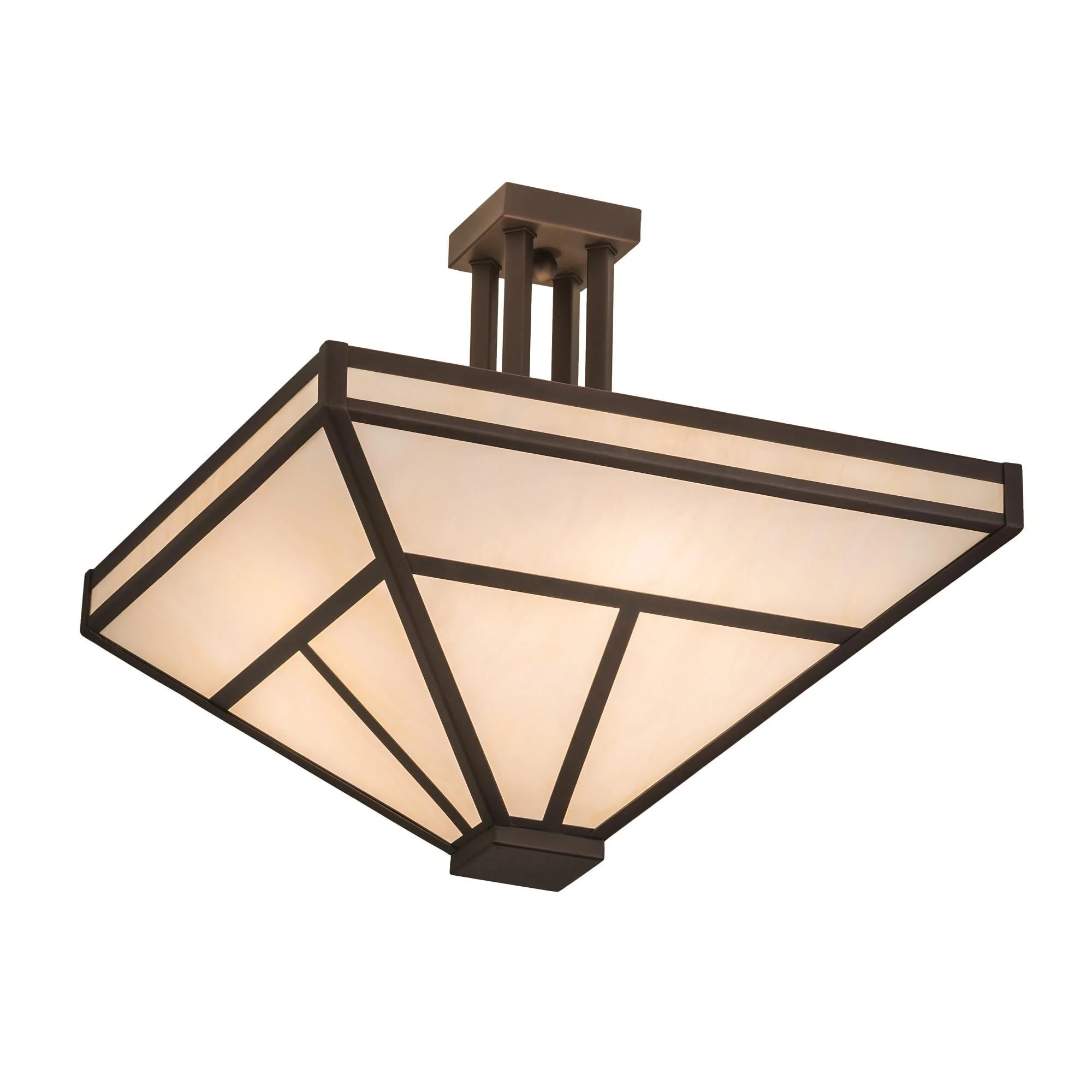 Meyda Lighting 34 Inch 8 Light Semi Flush Mount Cp251929 - Image 1