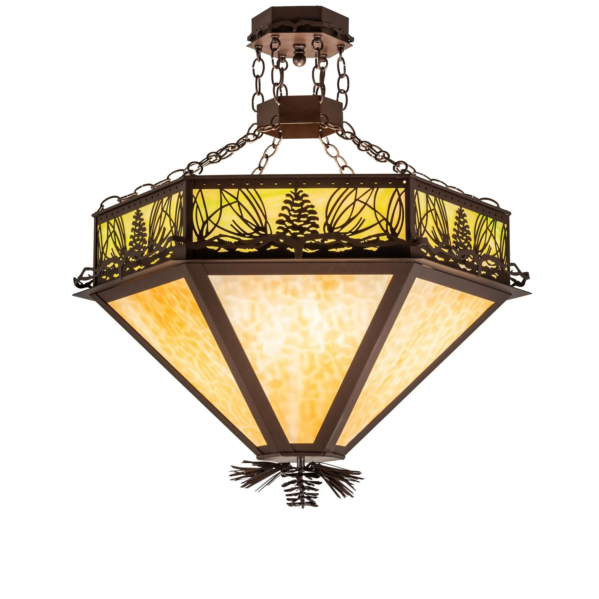 Meyda Lighting Mountain Pine 32 Inch Large Pendant Cp27811 - Image 1