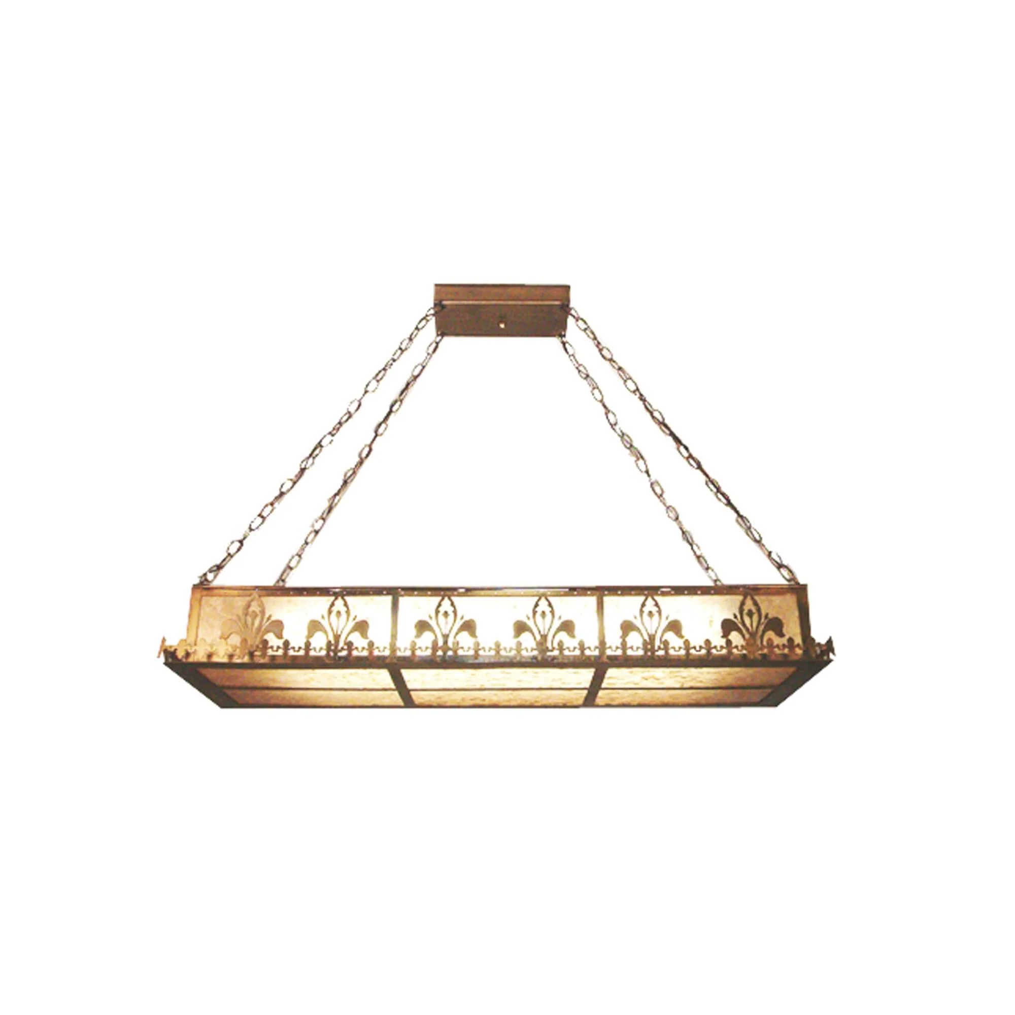 Meyda Lighting Gothic Fleur De Lis 48 Inch Large Pendant Cp27813 - Image 1