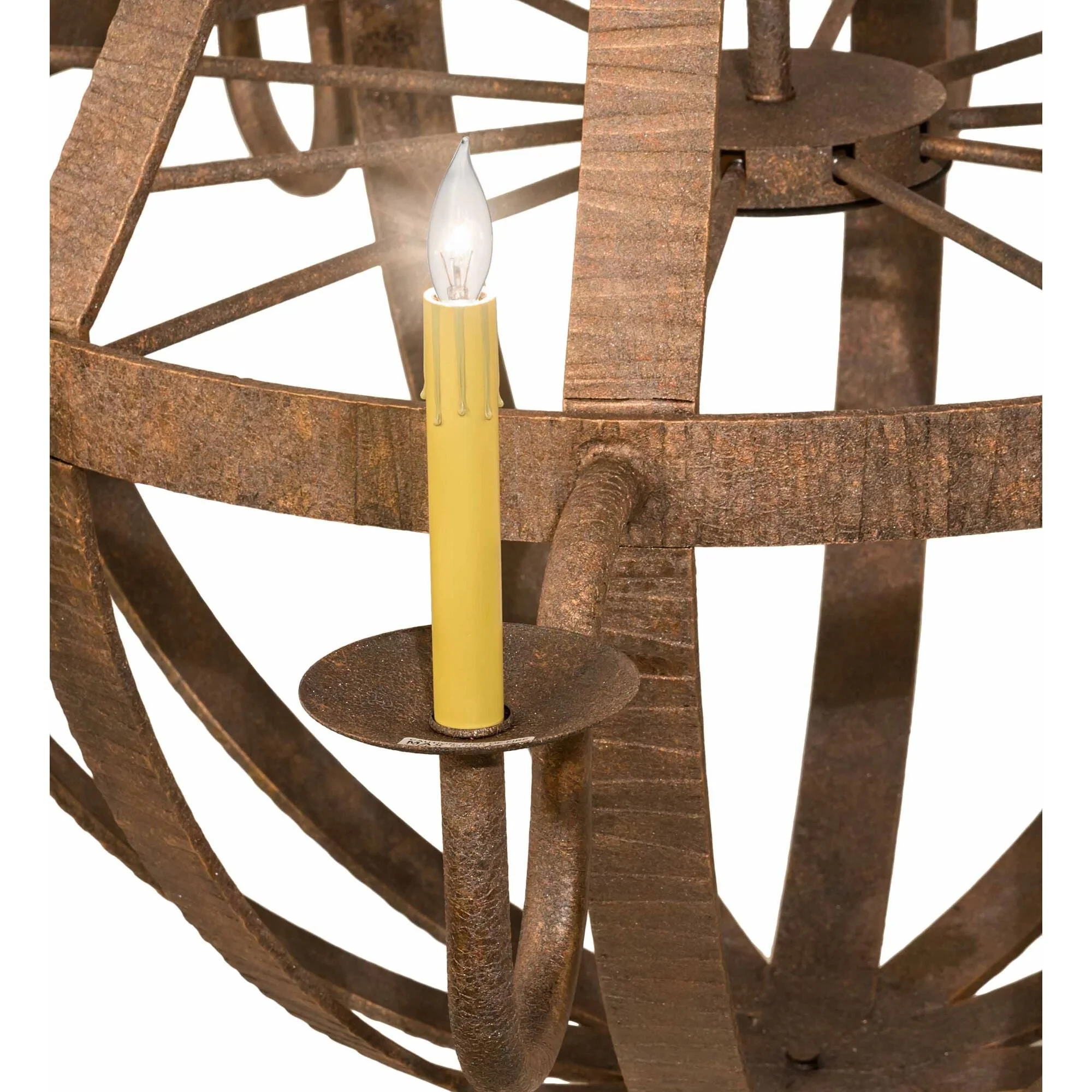 Meyda Lighting Barrel Stave 54 Inch 10 Light Chandelier Cp779830 - Image 3
