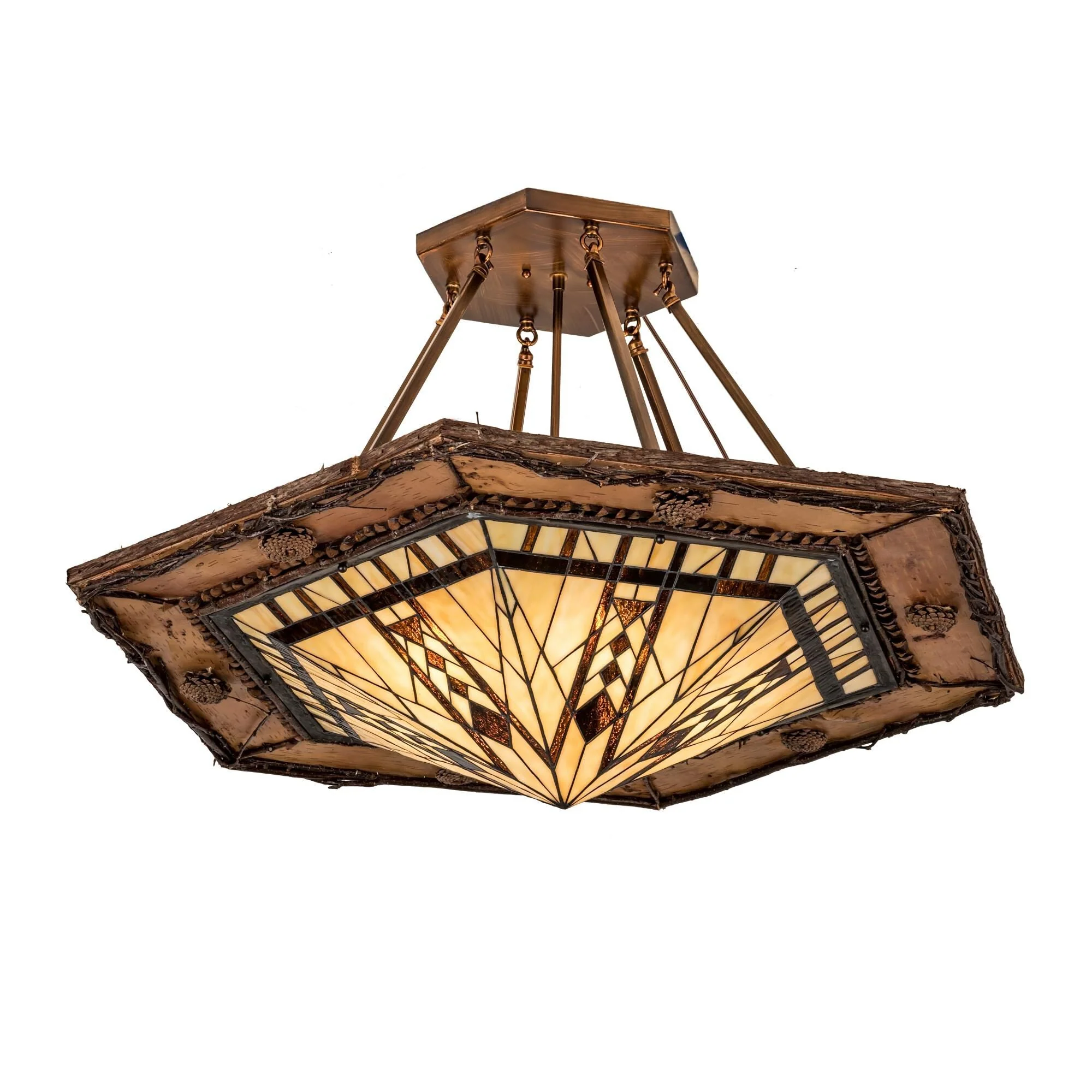 Meyda Lighting 39 Inch 6 Light Flush Mount Cp252037 - Image 1