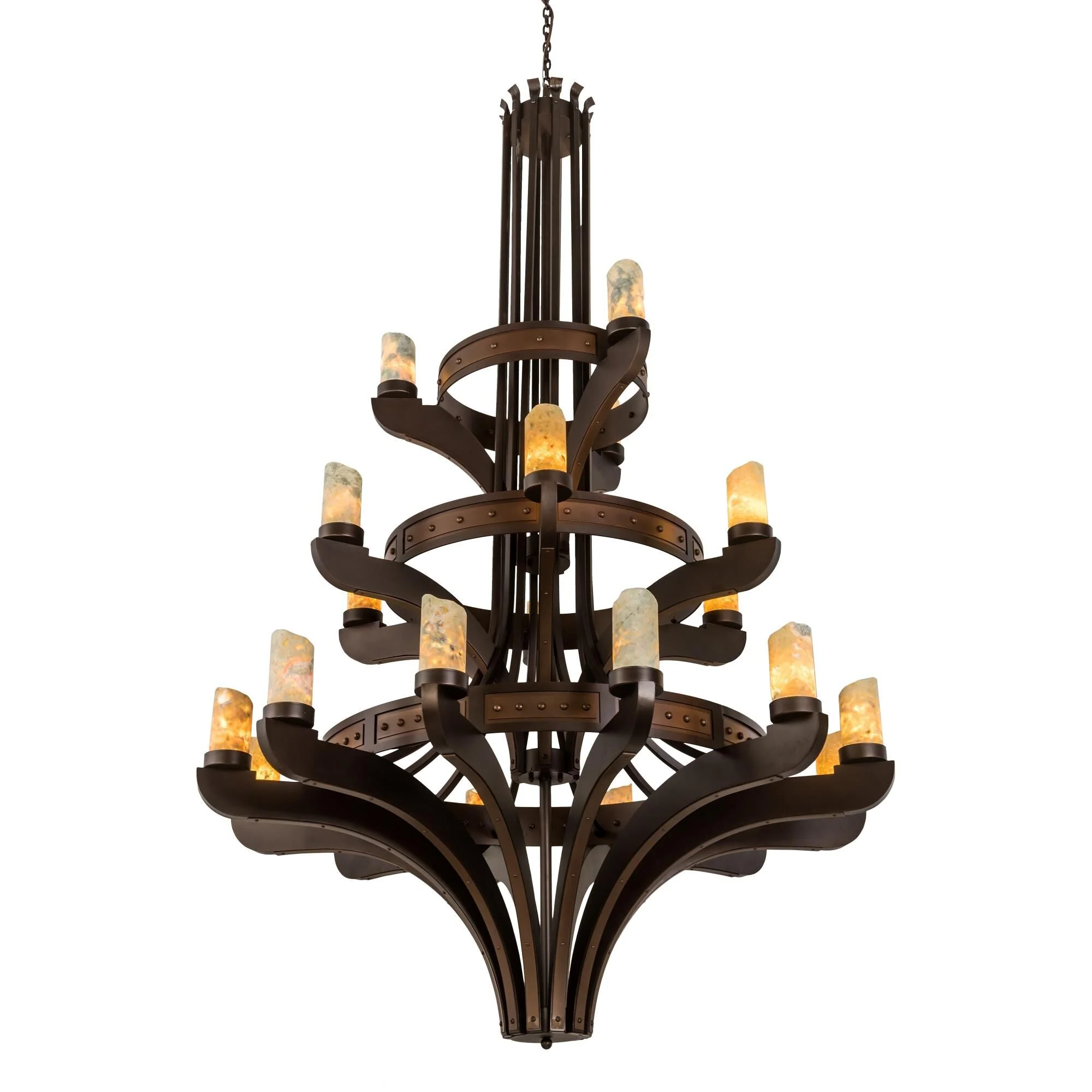 Meyda Lighting 62 Inch 21 Light Semi Flush Mount Cp252043 - Image 1